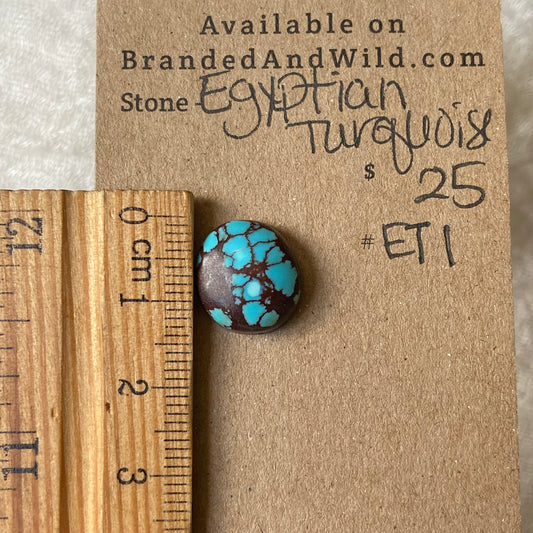 Egyptian Turquoise Cabochon - ET1 BA6C92E1-308B-453E-95A3-0CE1251E38DC Brandedandwild.com