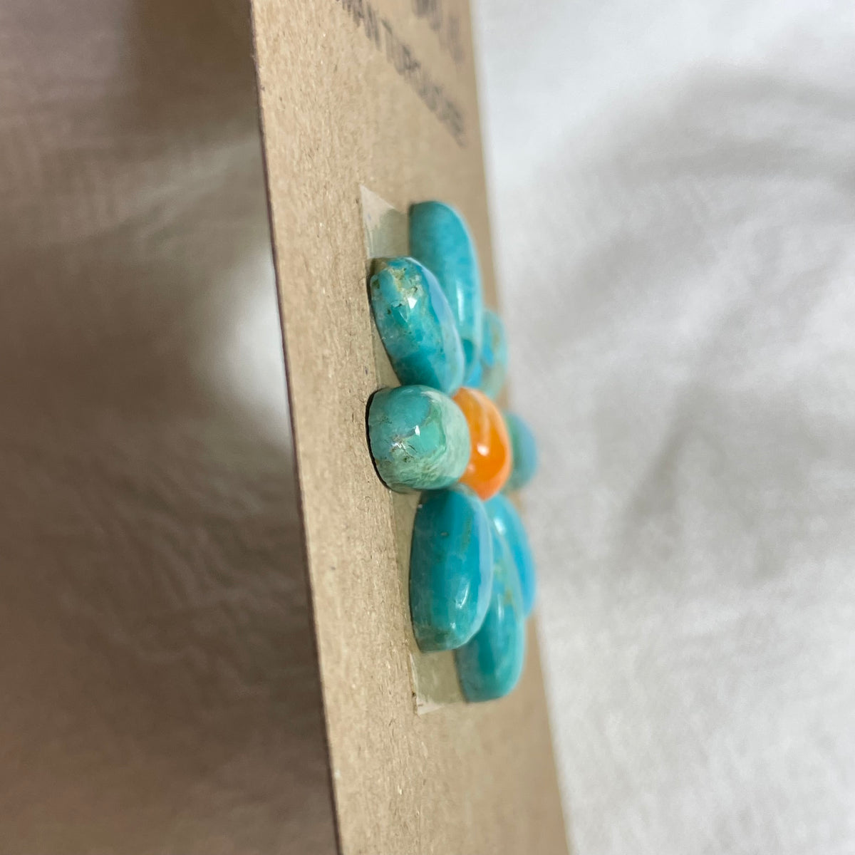 Kingman Turquoise / Oyster Shell Cabochon - KO18