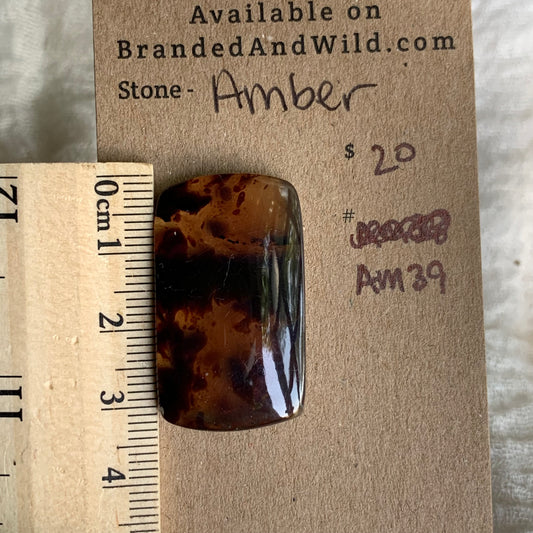 Amber Cabochon AM39