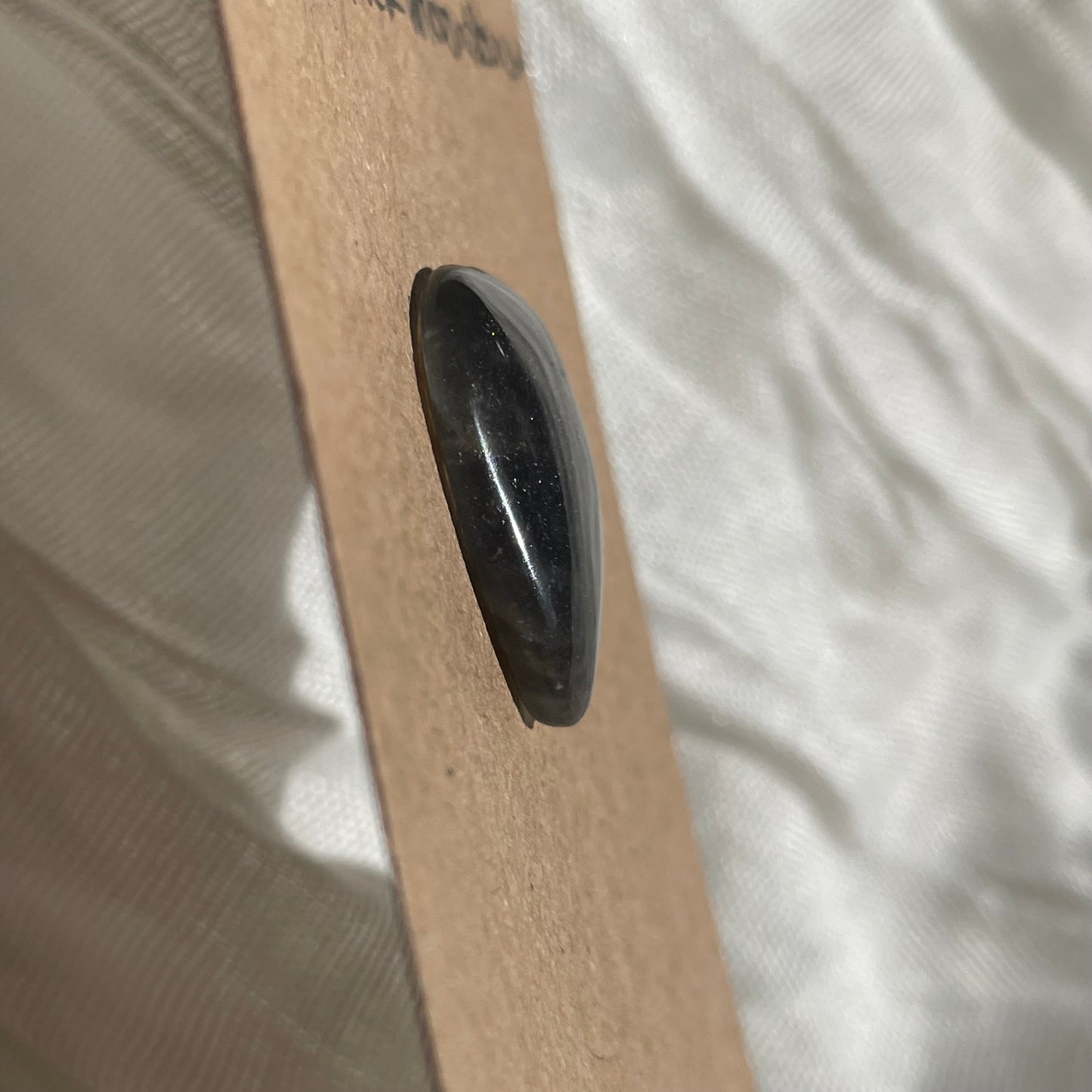 Black Moonstone Cabochon - MS05 BADF0CCB-F88F-473A-A16D-638ABB3AE196 Brandedandwild.com