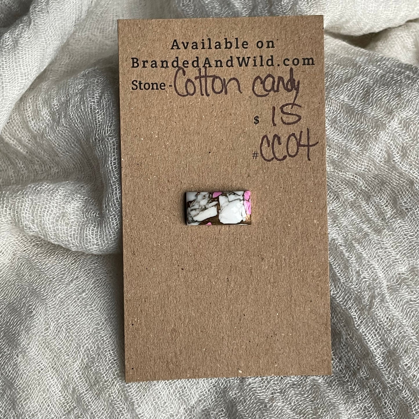 Cotton Candy Cabochon - CC04 BB2DCCFE-D2FD-4A51-A0FB-E301C8F6C31F Brandedandwild.com