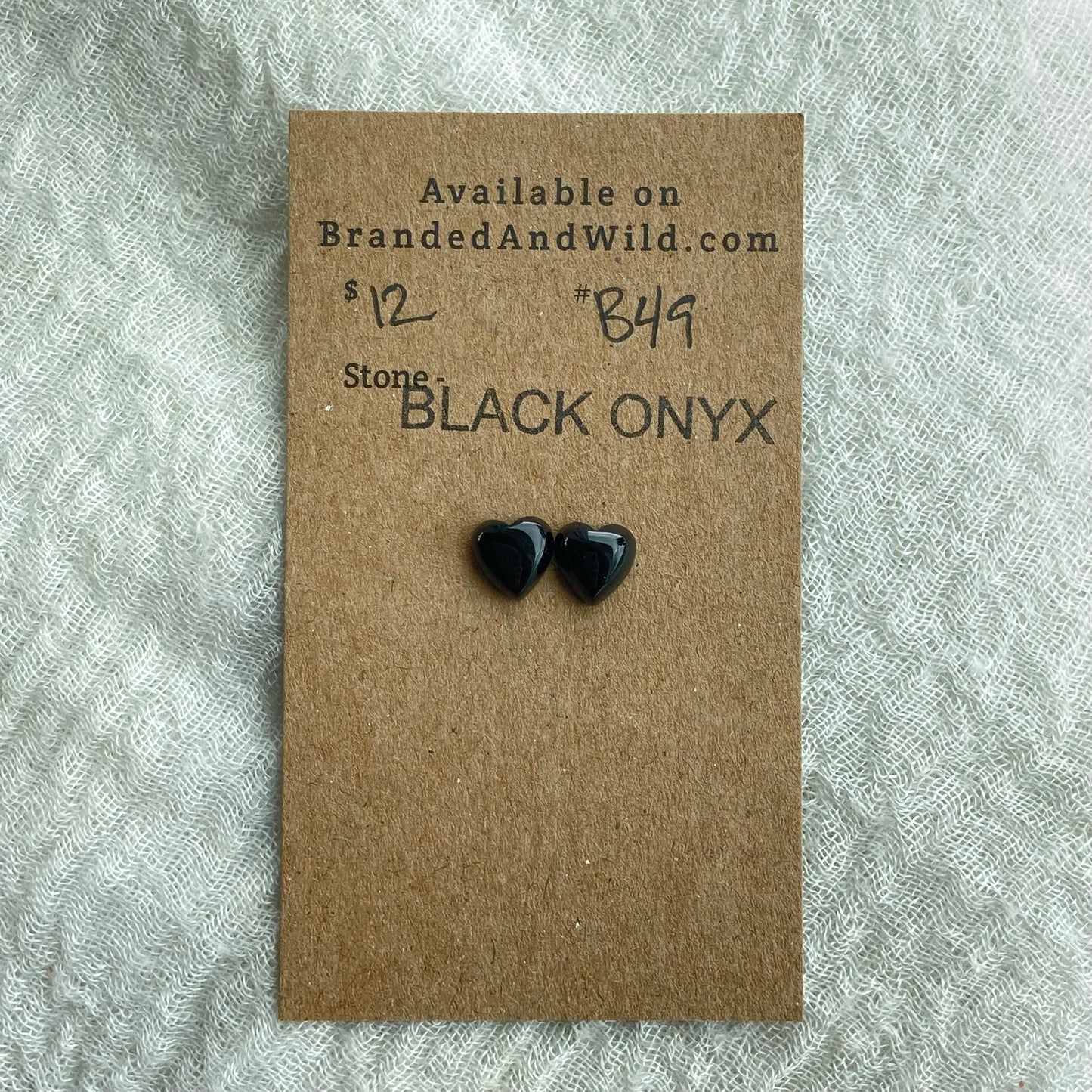 Black Onyx - Cabochon - B49
