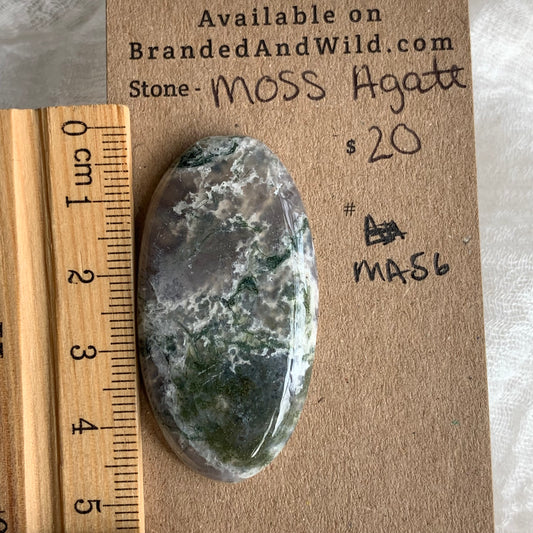 Moss Agate Cabochon - MA56