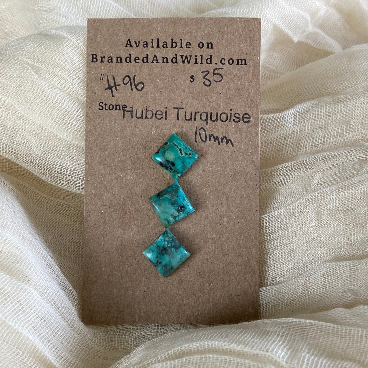 Hubei Turquoise Cabochon - H96 BB5D8E21-D589-4BFC-87ED-FE20E4242345 Brandedandwild.com