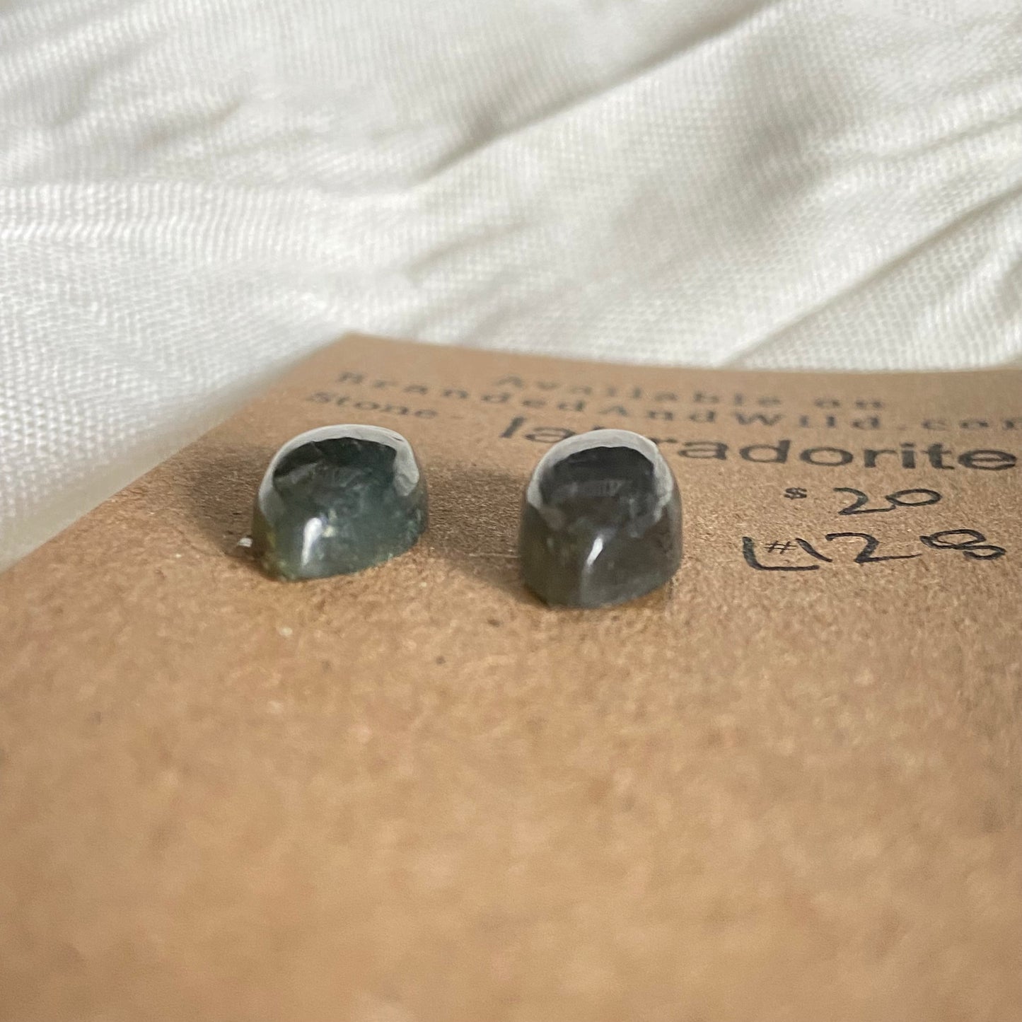 Labradorite Cabochon - L128 BB8129F4-ED28-4A34-85F5-69049A5DA6A8 Brandedandwild.com