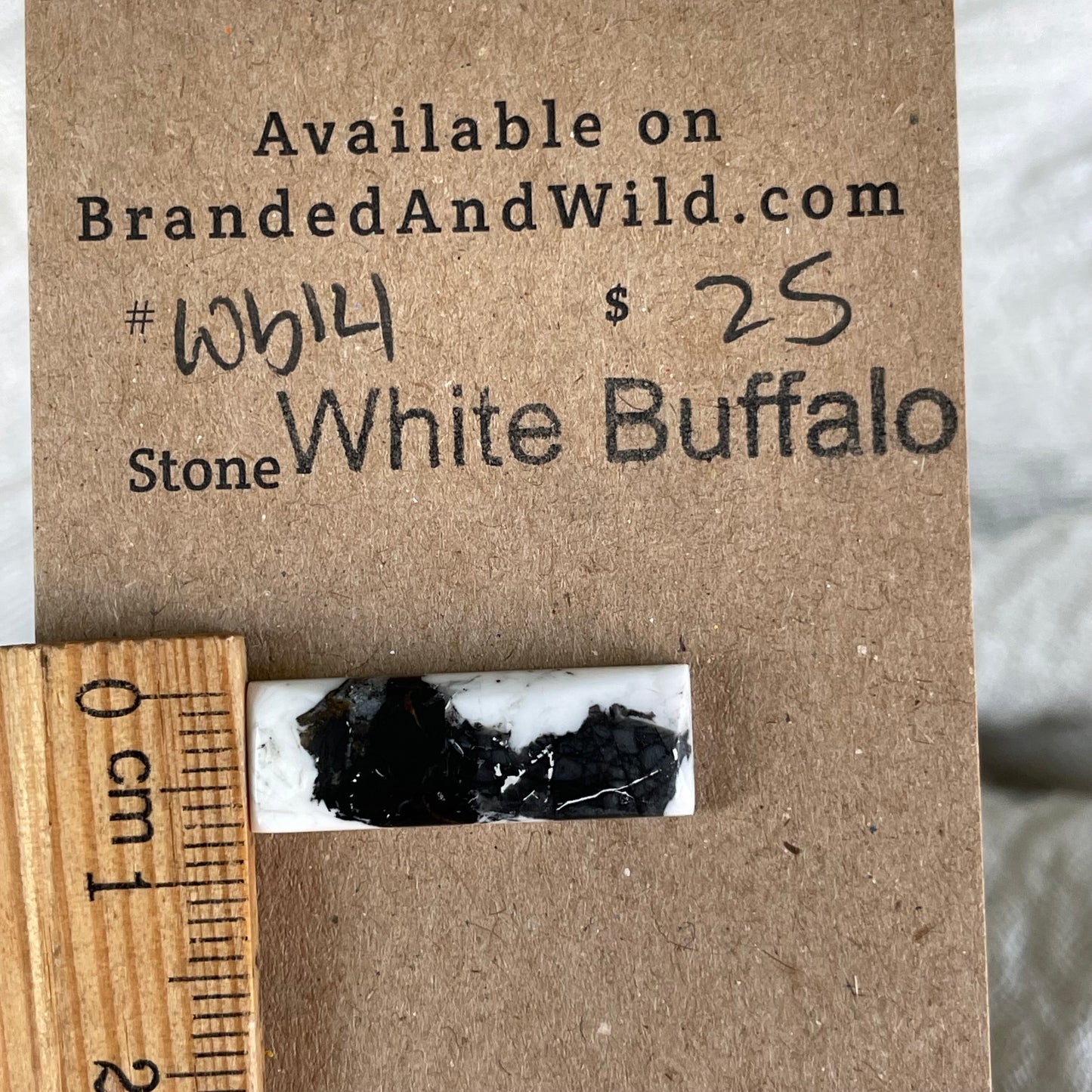 White Buffalo Cabochon - WB14