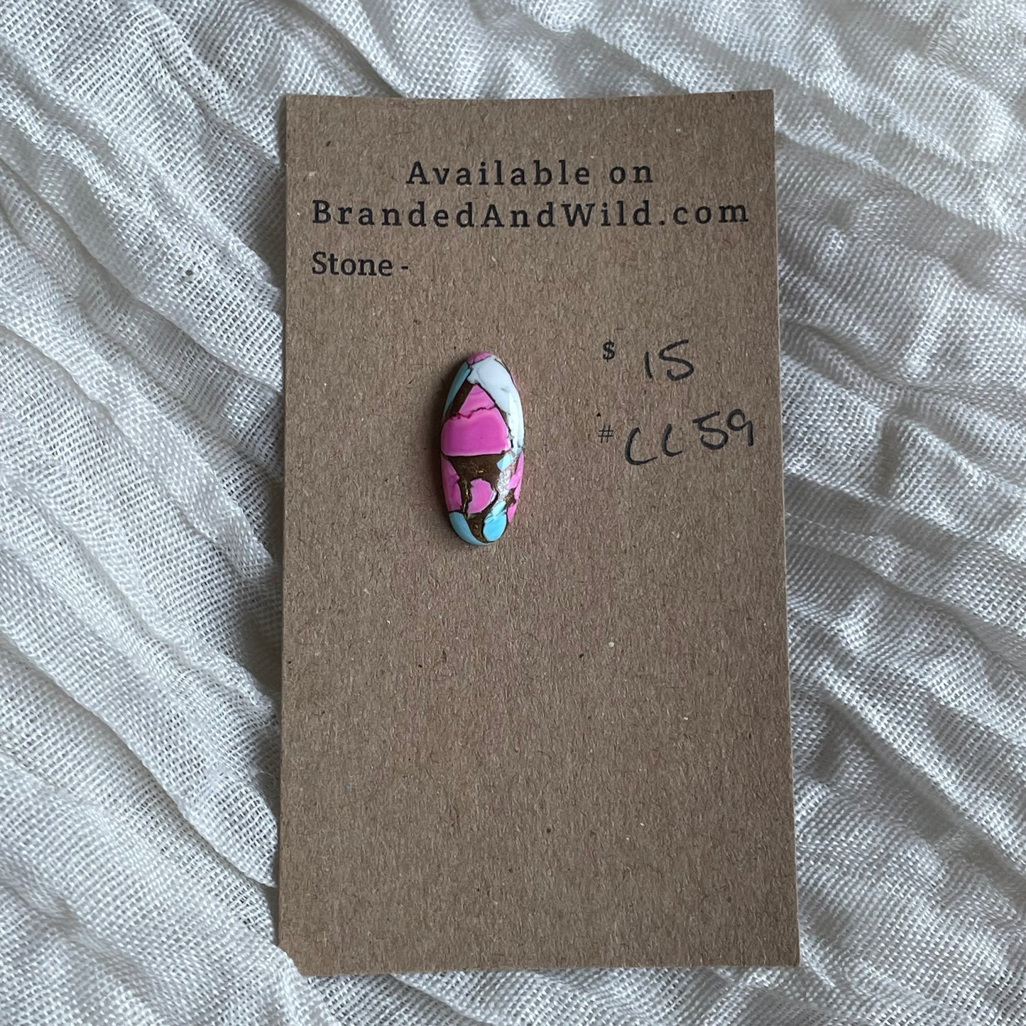 Cotton Candy Cabochon - CC59 BBE64117-DA4B-4E9A-80FE-3FEC1DD9E2FC Brandedandwild.com