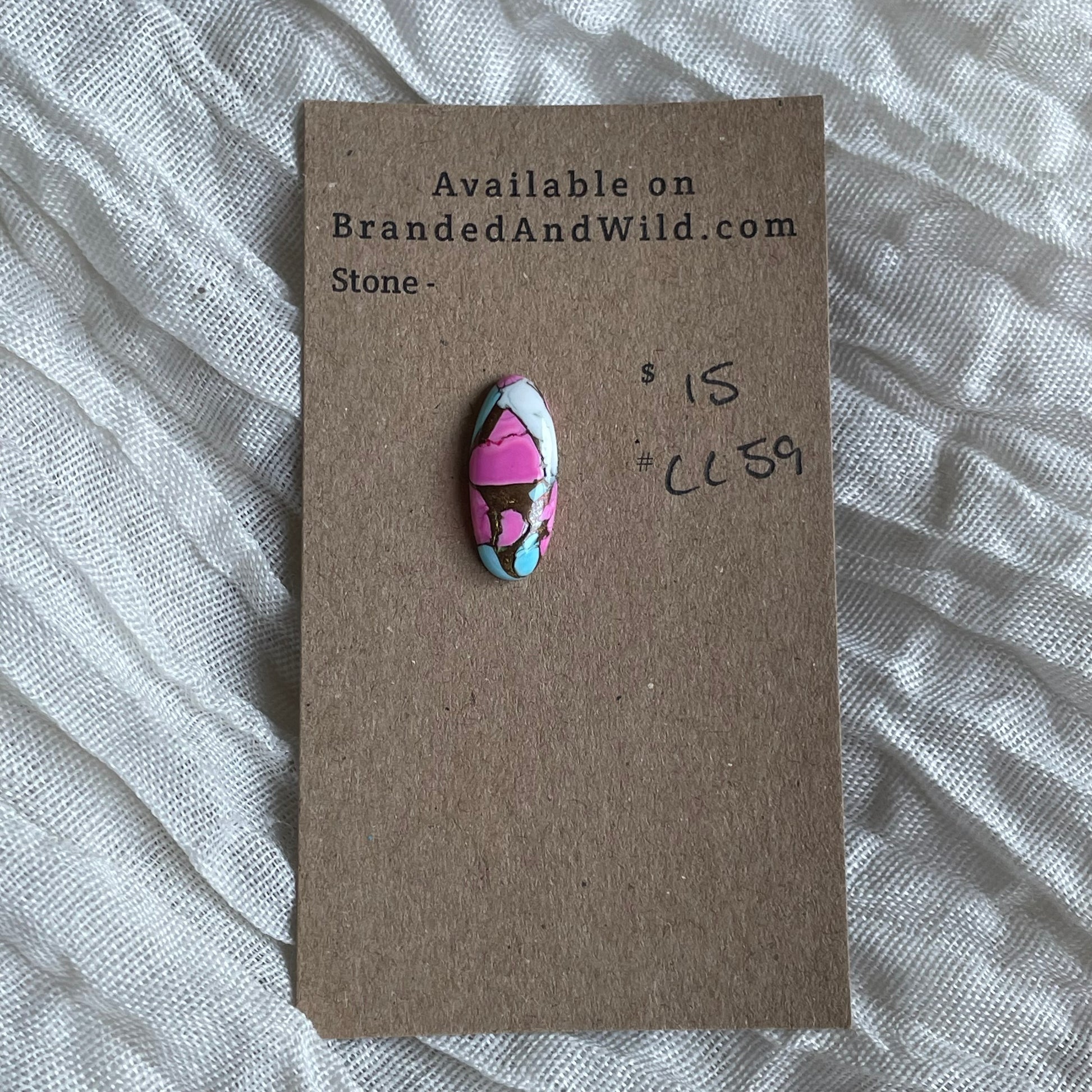 Cotton Candy Cabochon - CC59 BBE64117-DA4B-4E9A-80FE-3FEC1DD9E2FC Brandedandwild.com