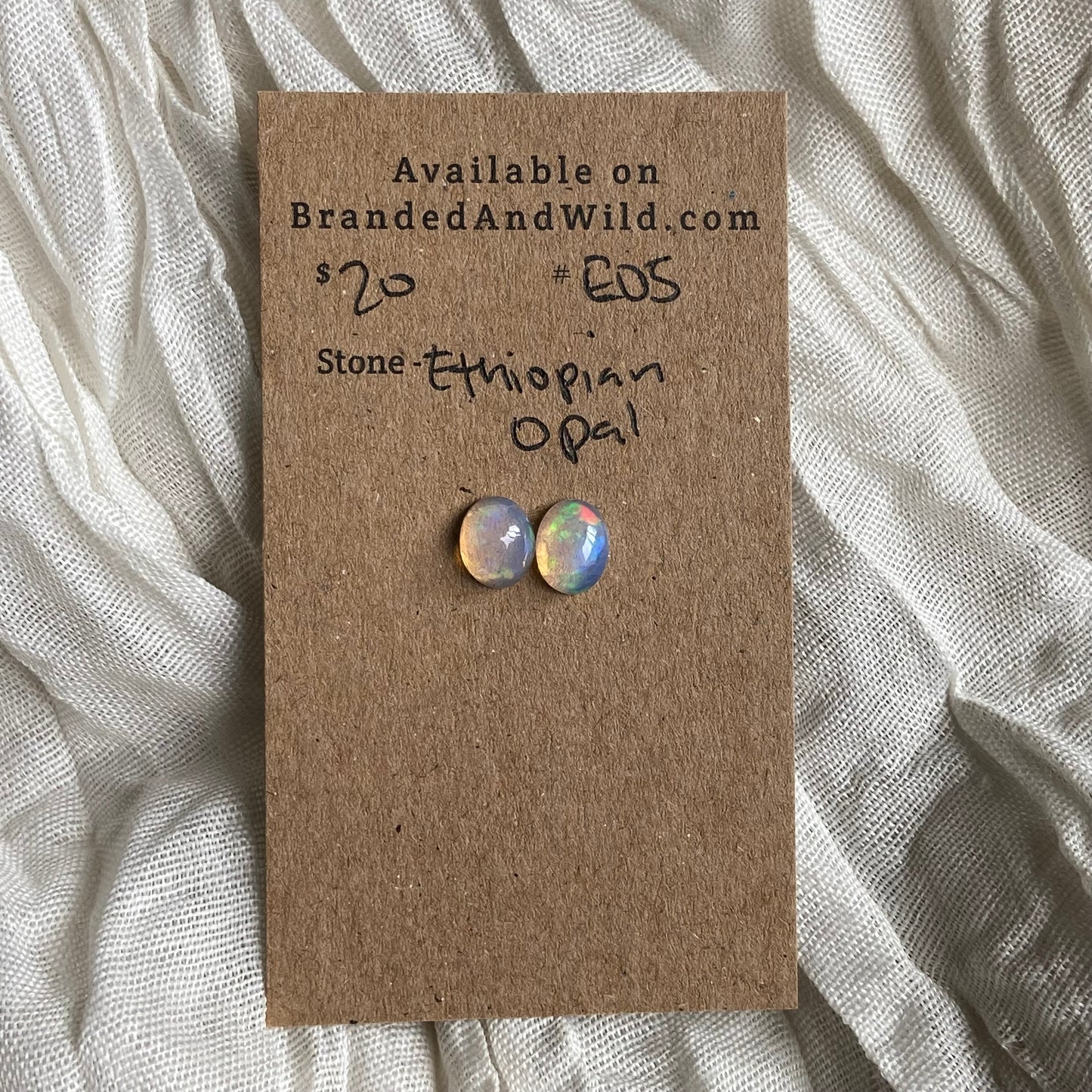 Ethiopian Opal Cabochon - EO5 BC246839-DC59-4DEE-ABBB-77A6752B8F88 Brandedandwild.com