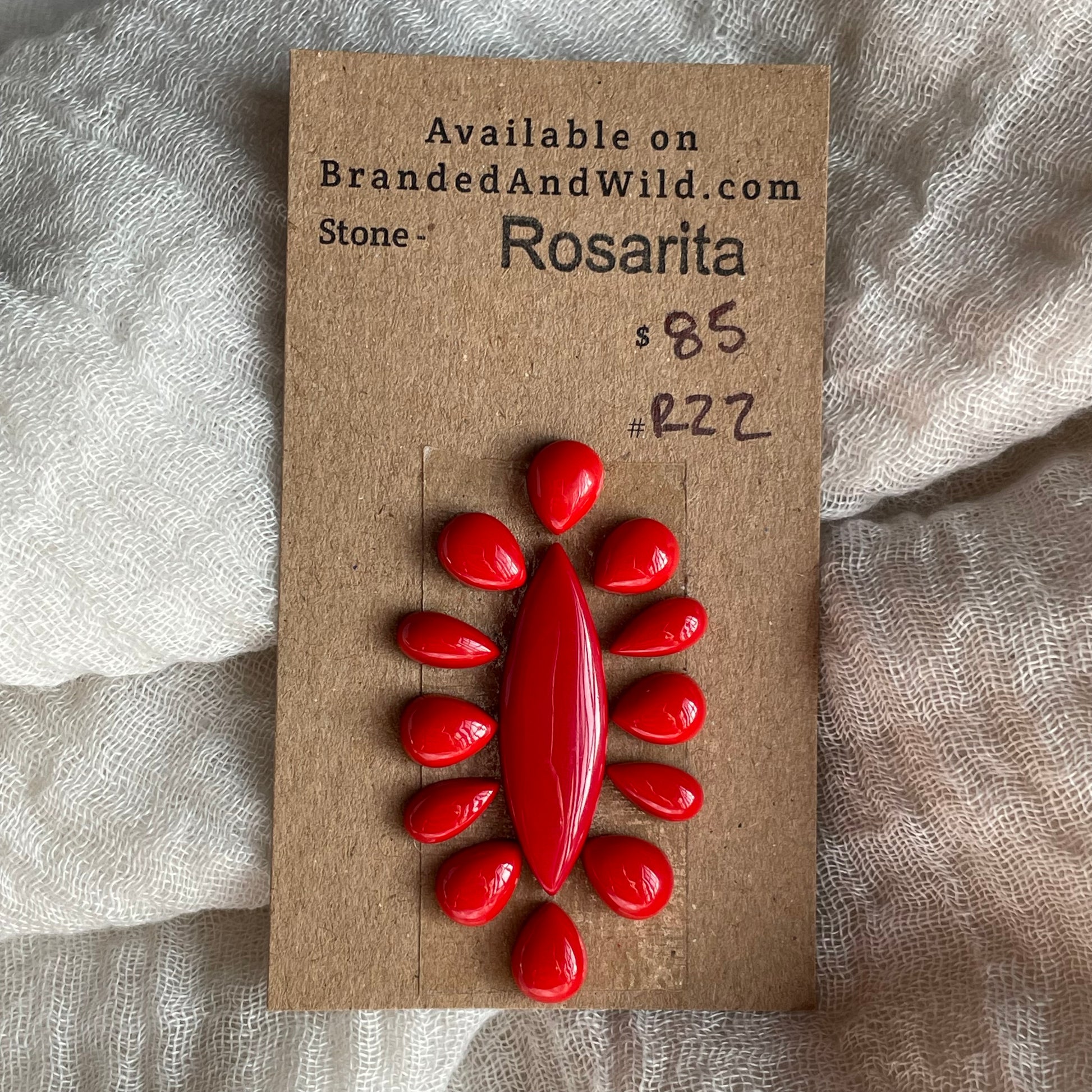 Rosarita - Cabochon - R22 BC4F641E-0734-4706-A335-DD409231F434 Brandedandwild.com