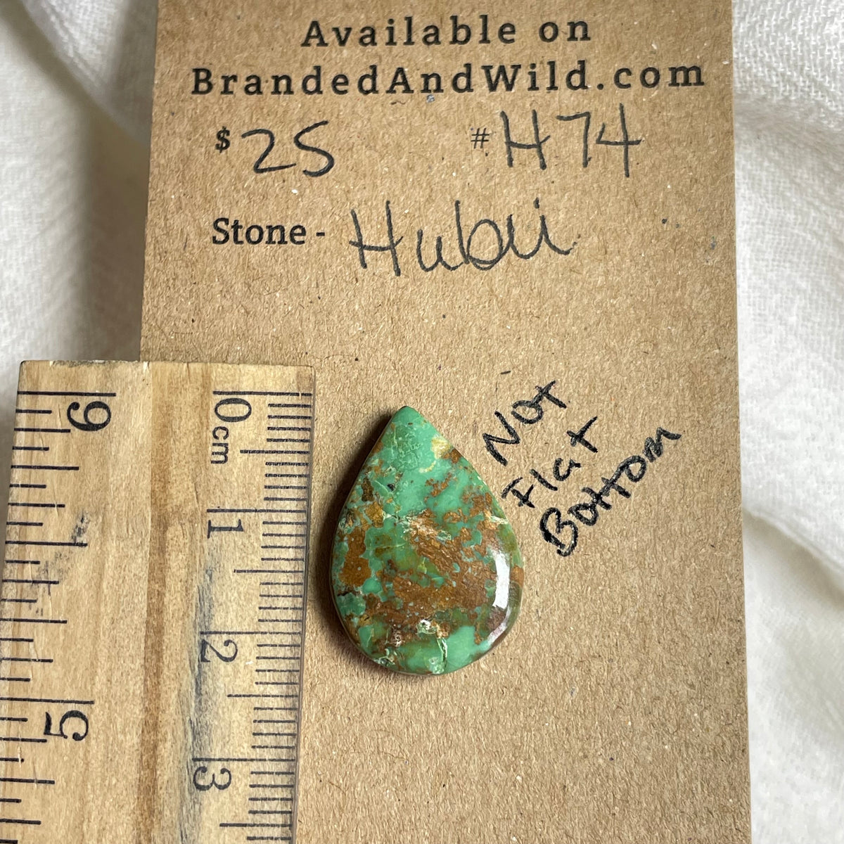Hubei Turquoise Cabochon - H74 Not flat bottom BC61FB00-FD79-4345-ACC7-DBFCEF9032BF Brandedandwild.com
