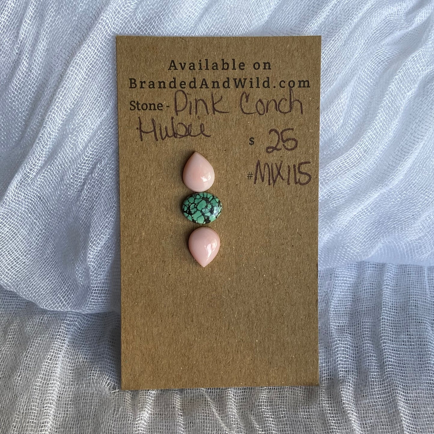 Pink Conch / Hubei Cabochon - MIX115