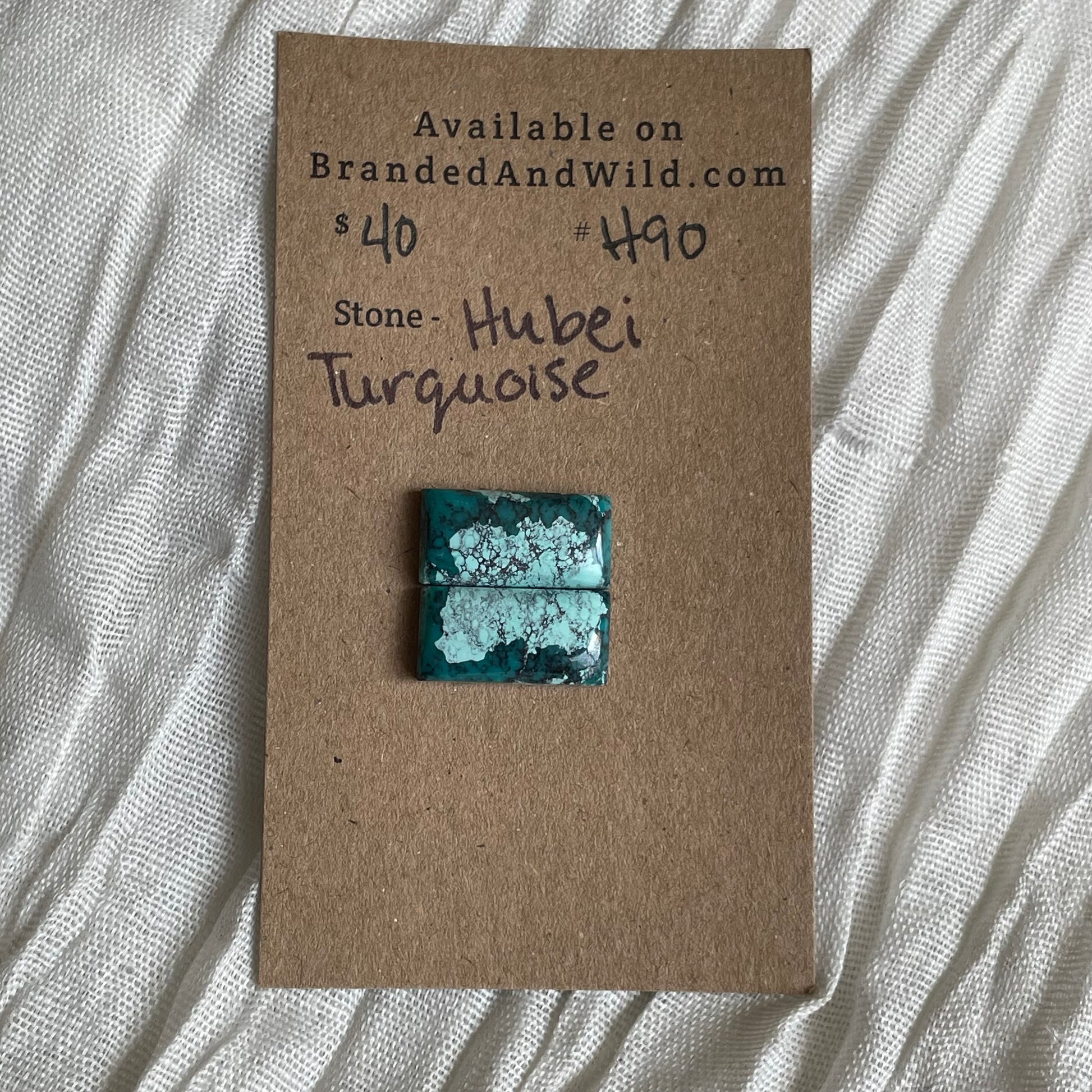 Hubei Turquoise Cabochon - H90 BC7EBB36-D2B6-4A46-9179-E91E018B3D65 Brandedandwild.com