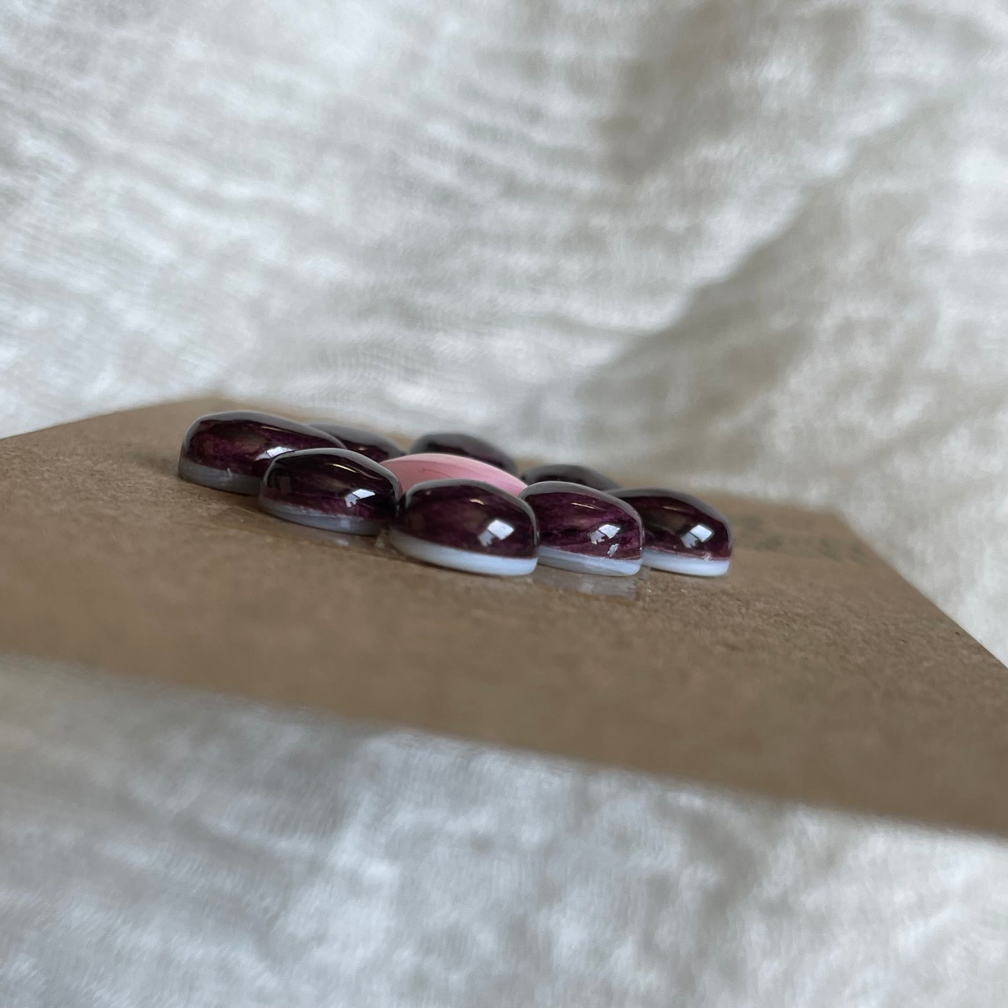 Pink Conch / Oyster Shell Cabochon - P010