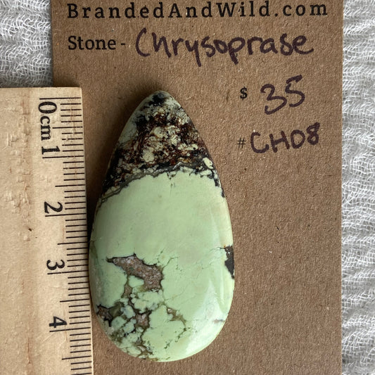 Chrysoprase Cabochon - Ch08