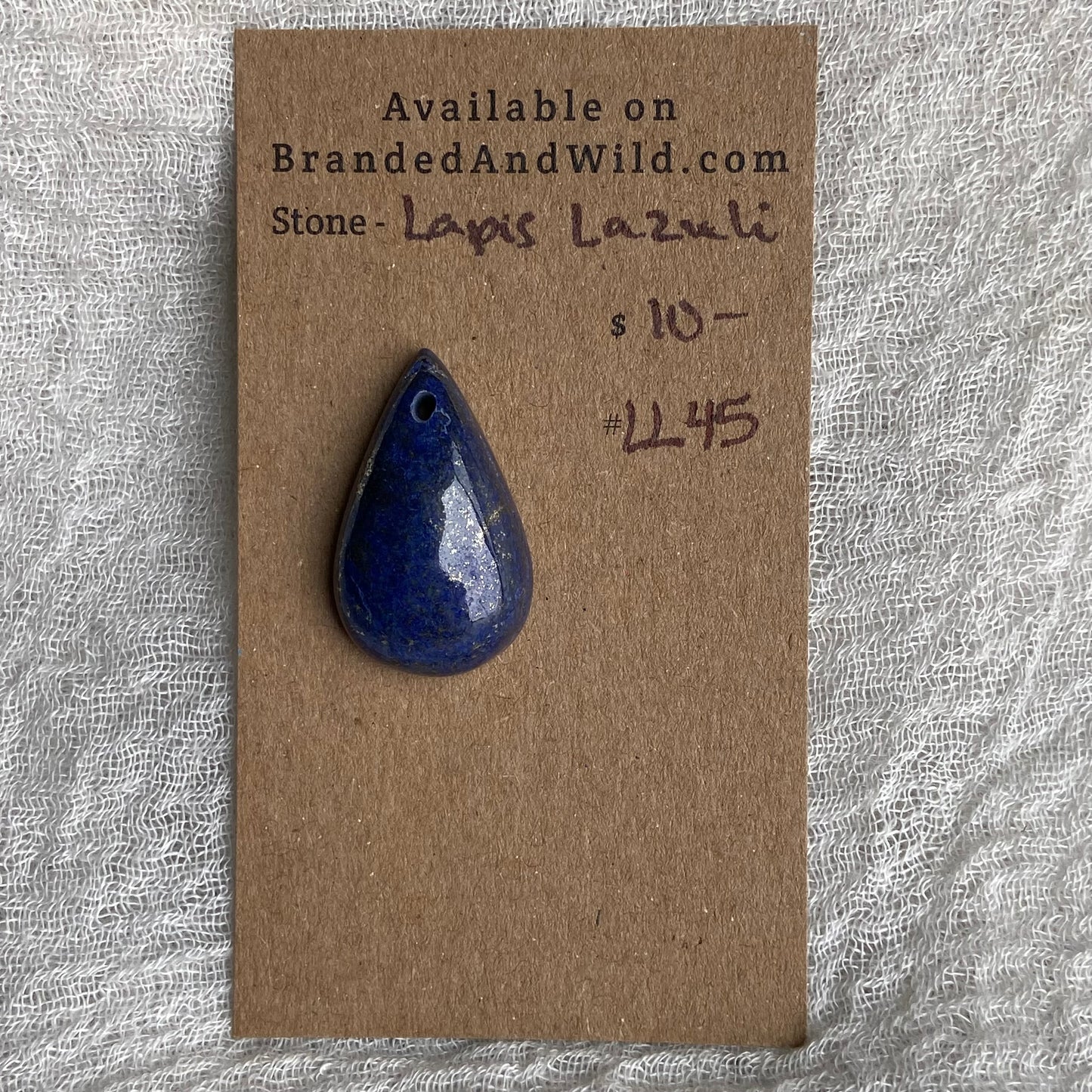 Lapis Lazuli Cabochon -Drilled- LL45
