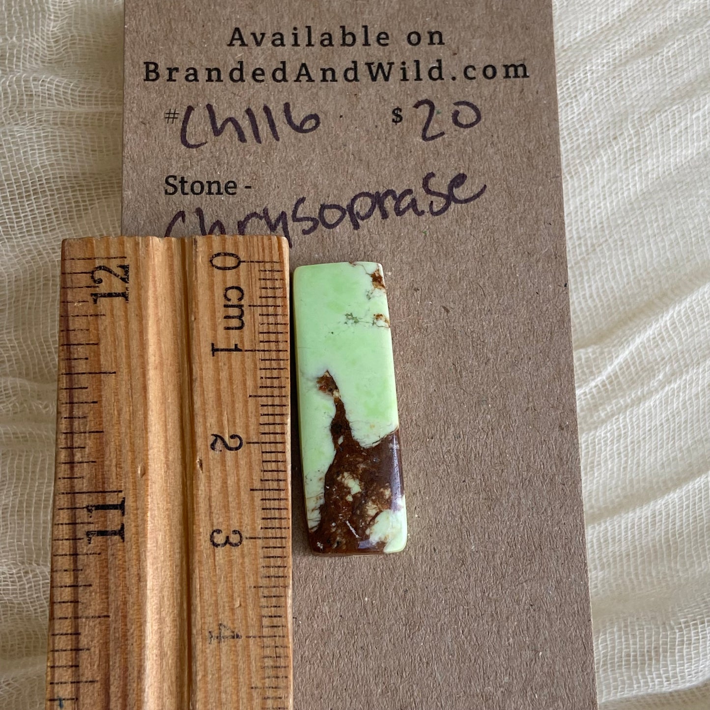 Chrysoprase Cabochon - Ch116