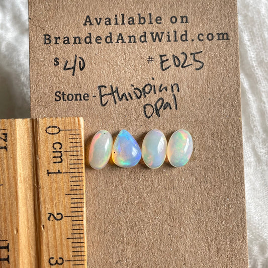 Ethiopian Opal Cabochon - E025 BD06D396-D18D-4FC5-A34C-4671112244E3 Brandedandwild.com