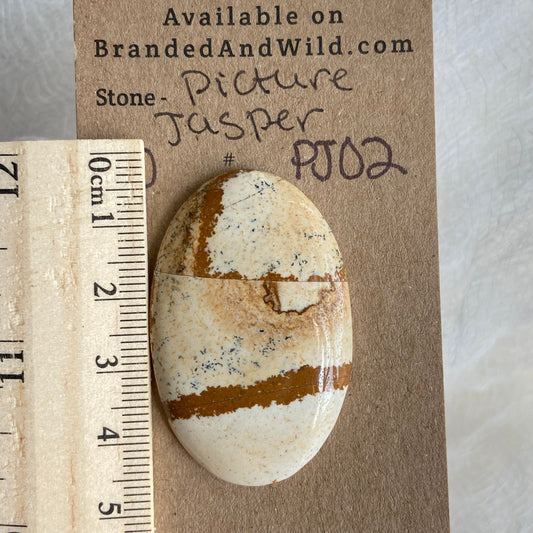 Picture Jasper Cabochon - PJ02