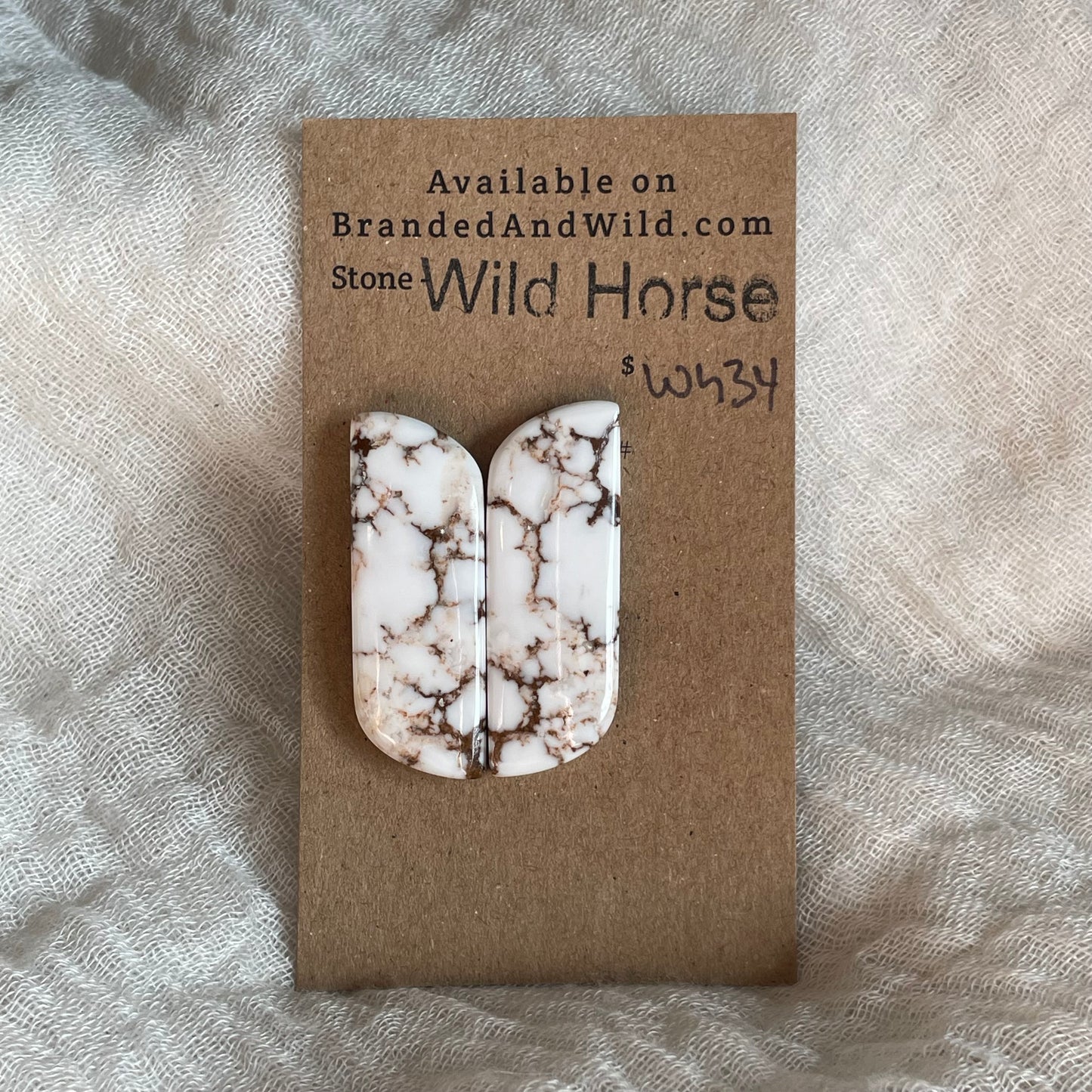 Wild Horse Cabochon - WH34 BD14349C-C6CA-4E64-8382-2EF9C2C25347 Brandedandwild.com