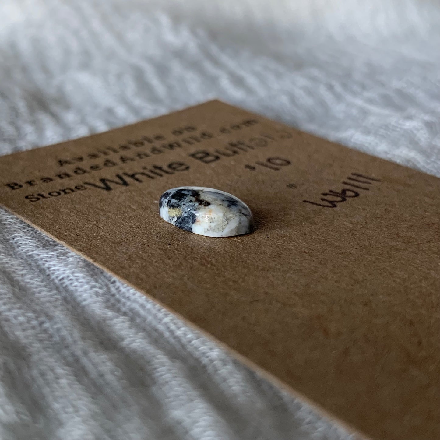White Buffalo Cabochon - WB111