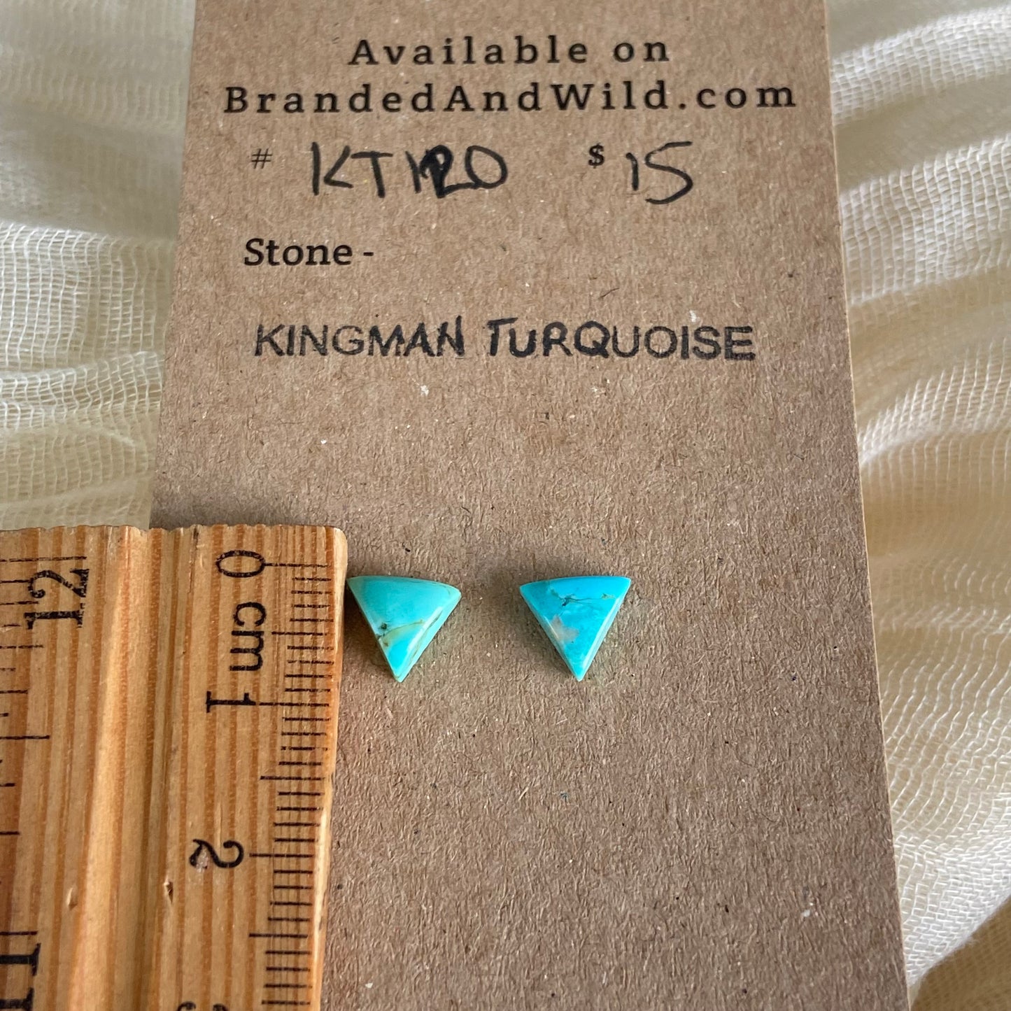 Kingman Turquoise Cabochon - KT120 BD387700-623A-44A7-BFC1-25D165DE6E9F Brandedandwild.com