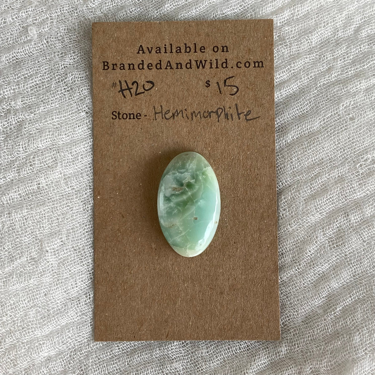 Hemimorite Cabochon - H20
