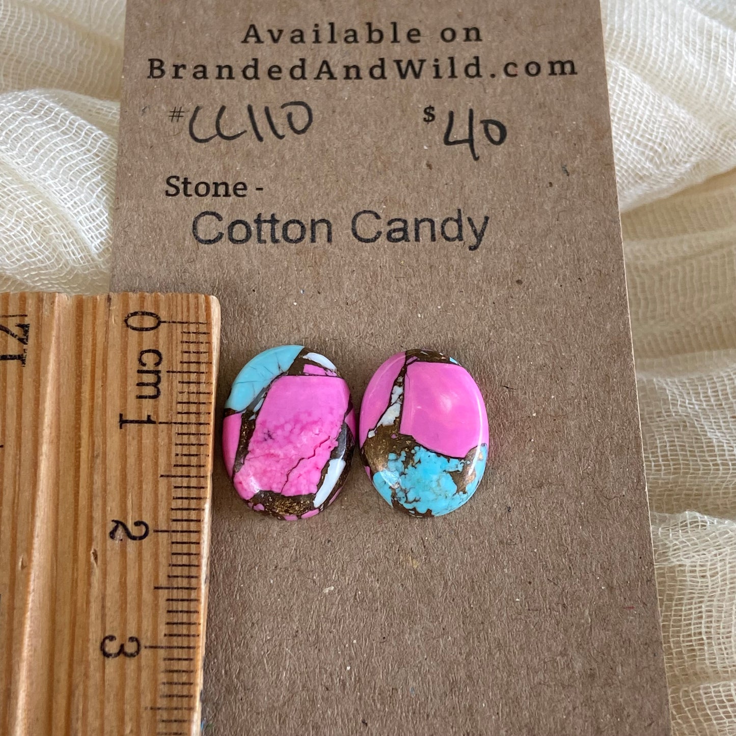 Cotton Candy Cabochon - CC110 BD3D7A89-EA78-4A62-9E6B-6528657400AB Brandedandwild.com