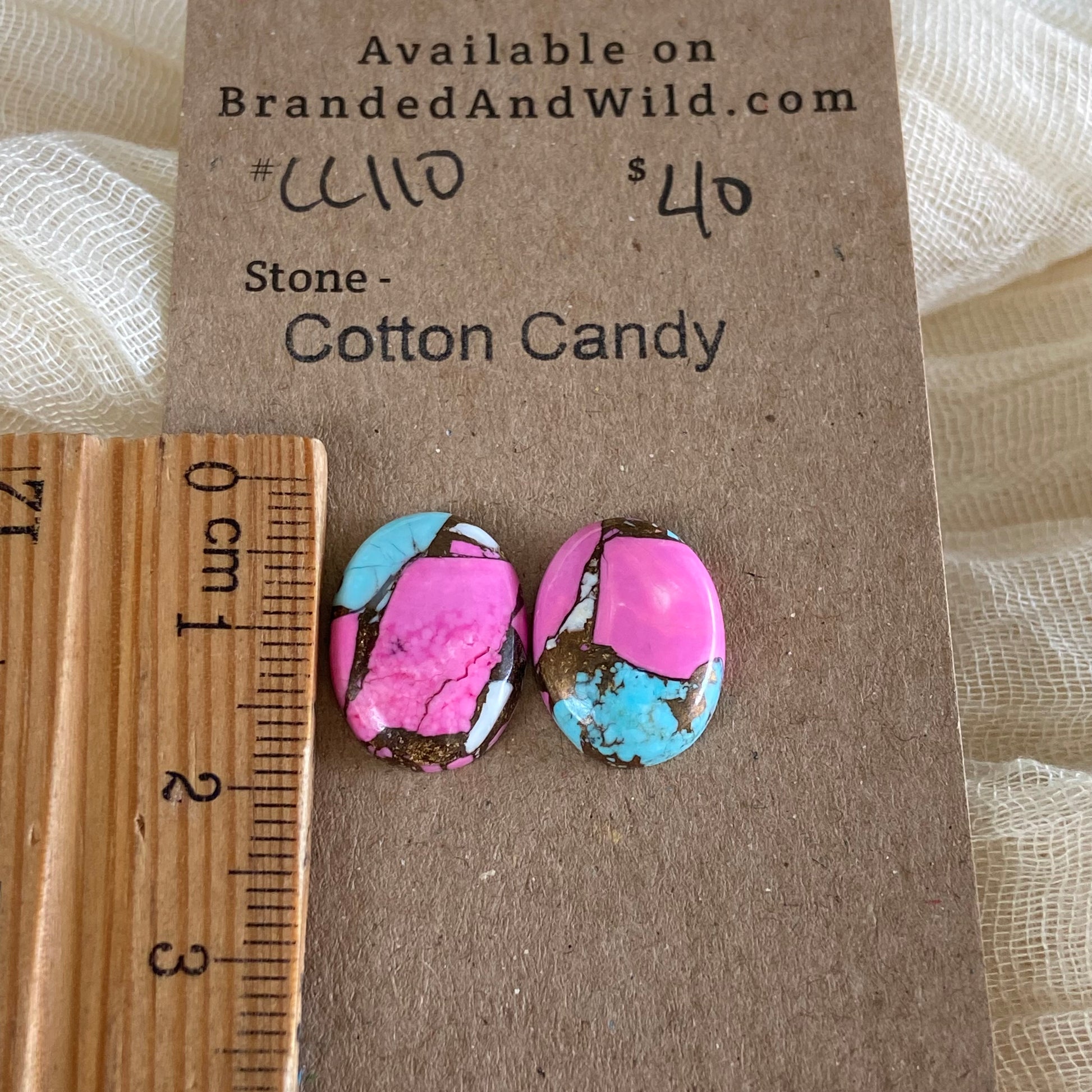 Cotton Candy Cabochon - CC110 BD3D7A89-EA78-4A62-9E6B-6528657400AB Brandedandwild.com