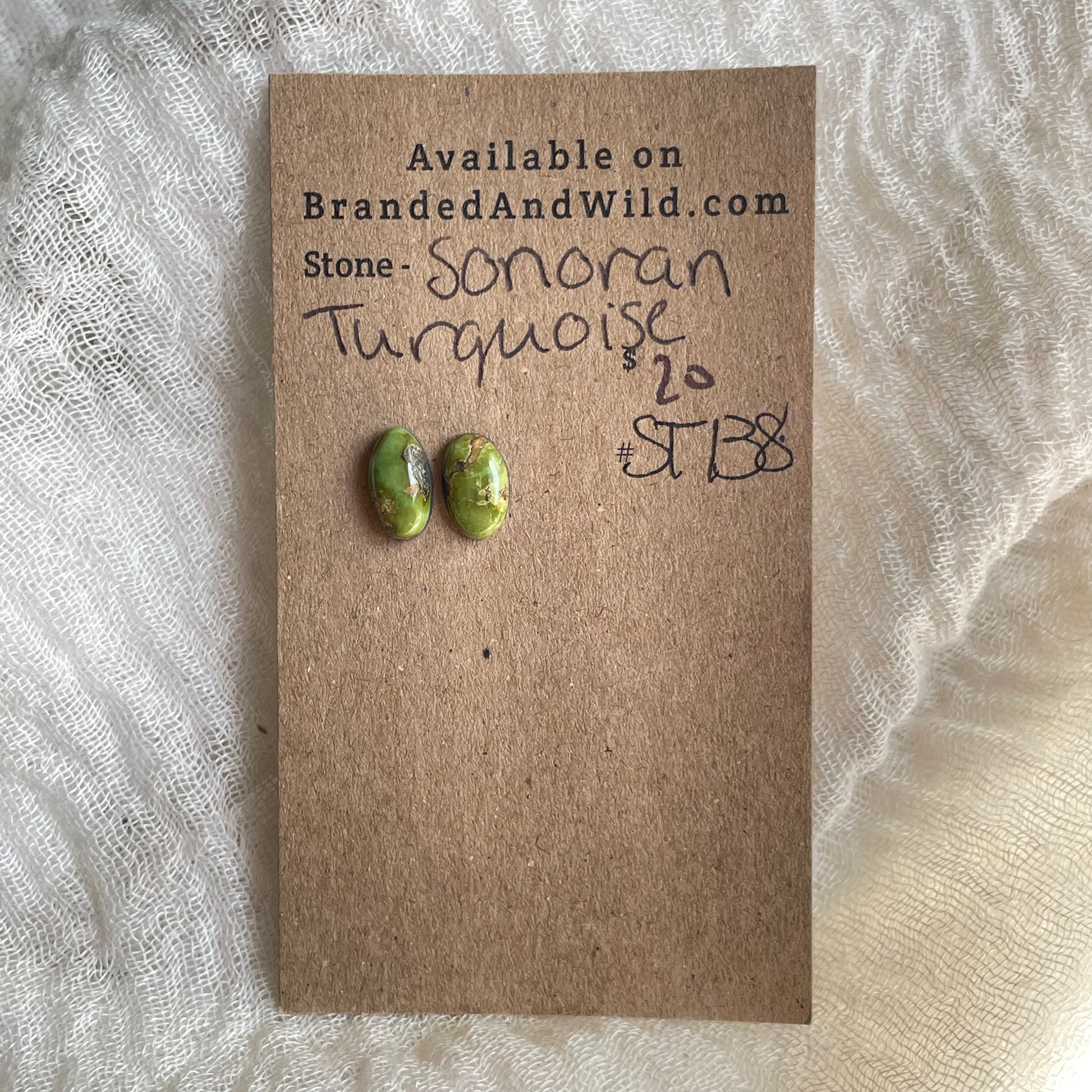 Sonoran Turquoise Cabochon - ST138 BD3E05AE-EB13-4921-8F56-FD62FA9D9E5D Brandedandwild.com