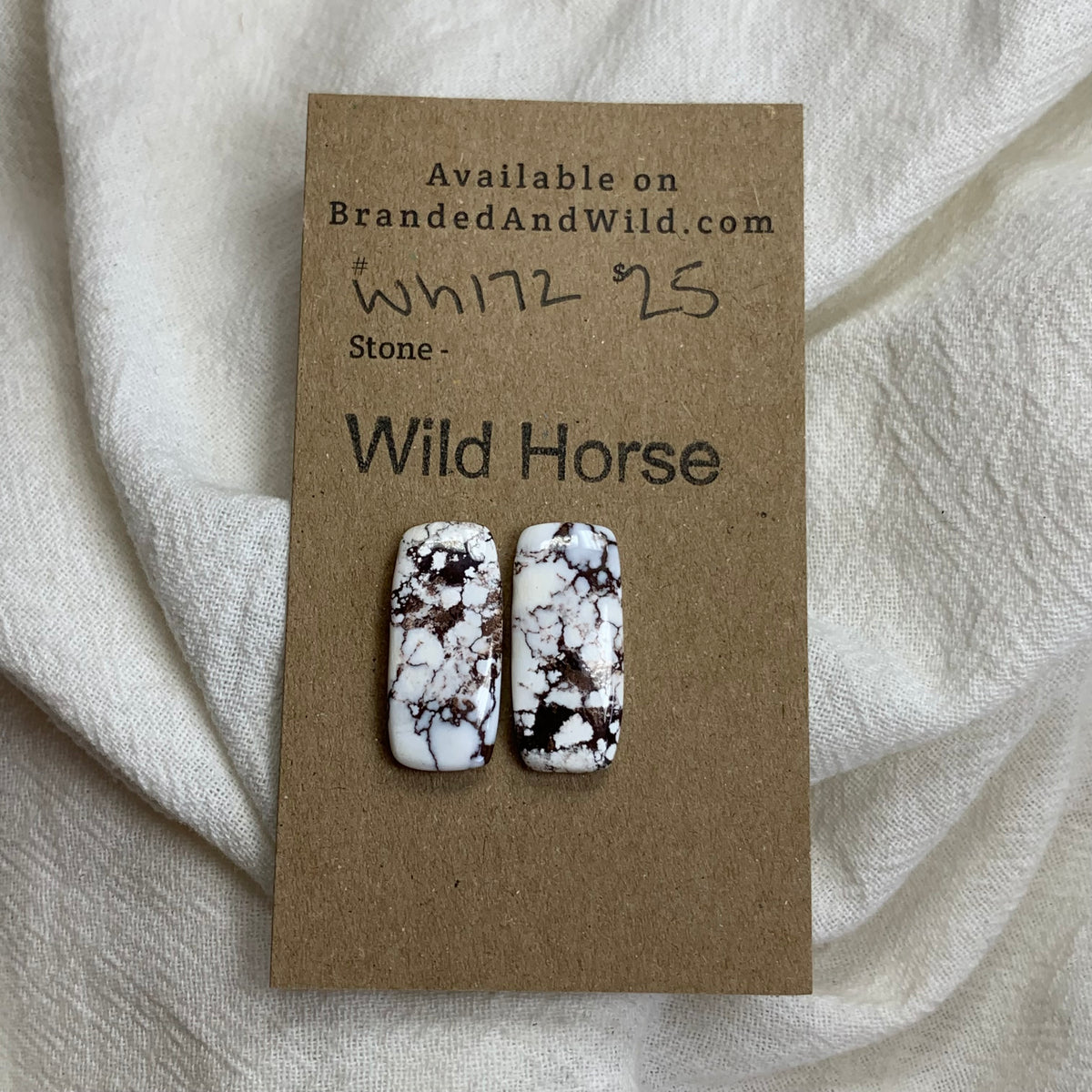 Wild Horse Cabochon - WH172 BD40B71D-D713-428E-AAAD-E7290AA02E12 Brandedandwild.com