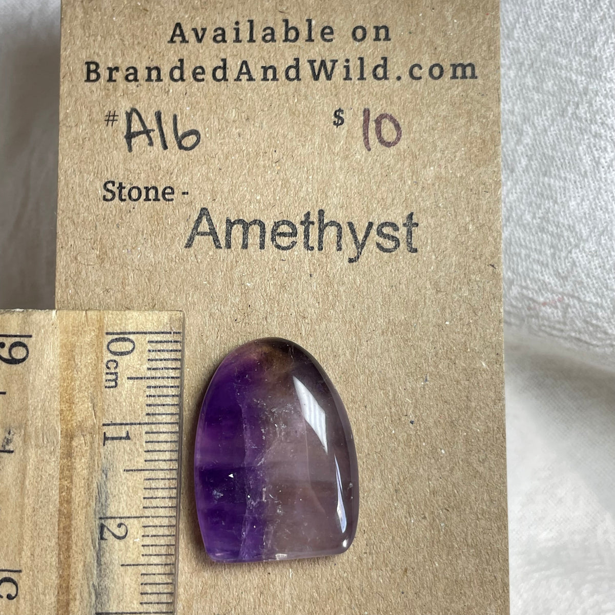 Amethyst Cabochon - A16 BD551C34-B01A-4EC6-B6D6-0796C5610726 Brandedandwild.com