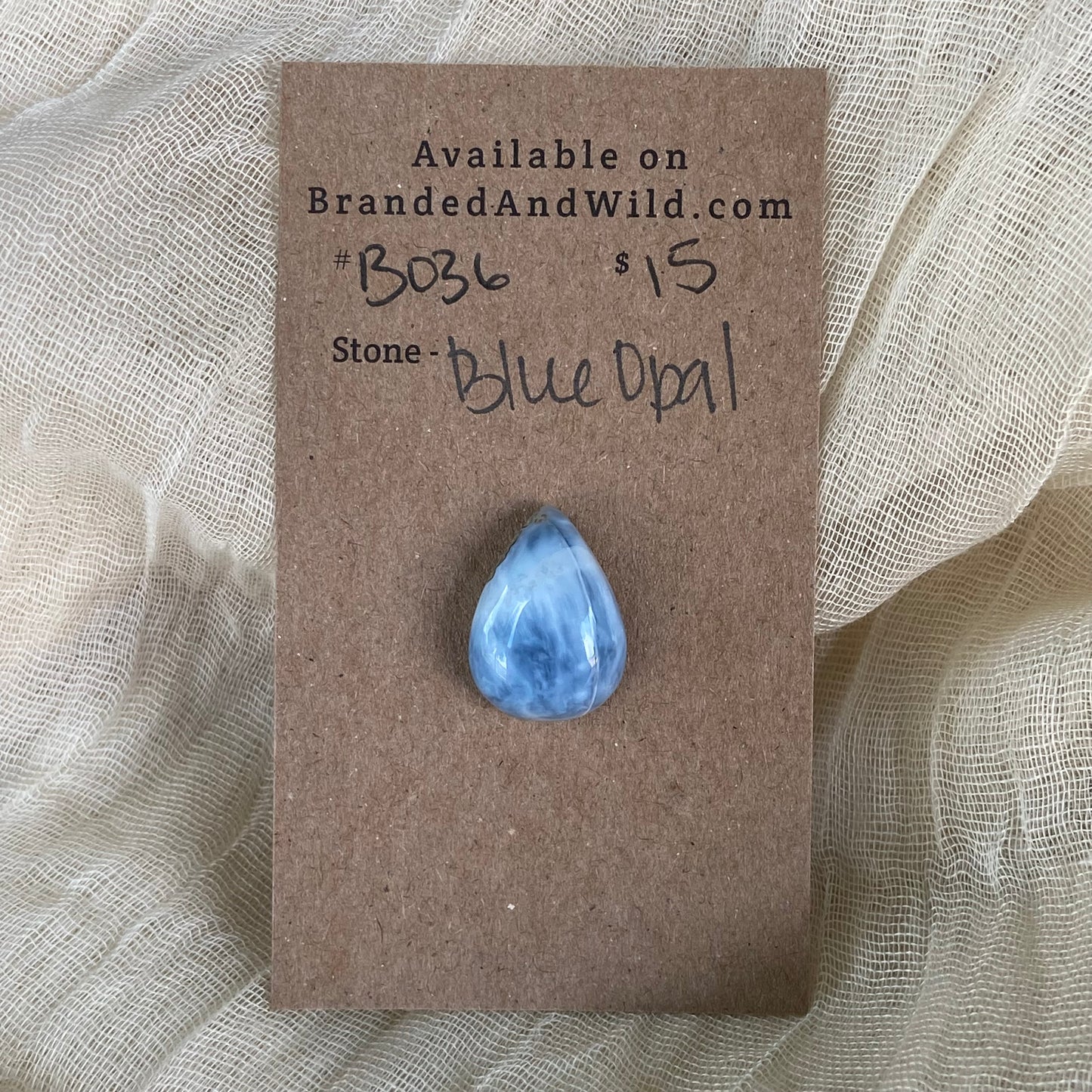 Blue Opal Cabochon - B036