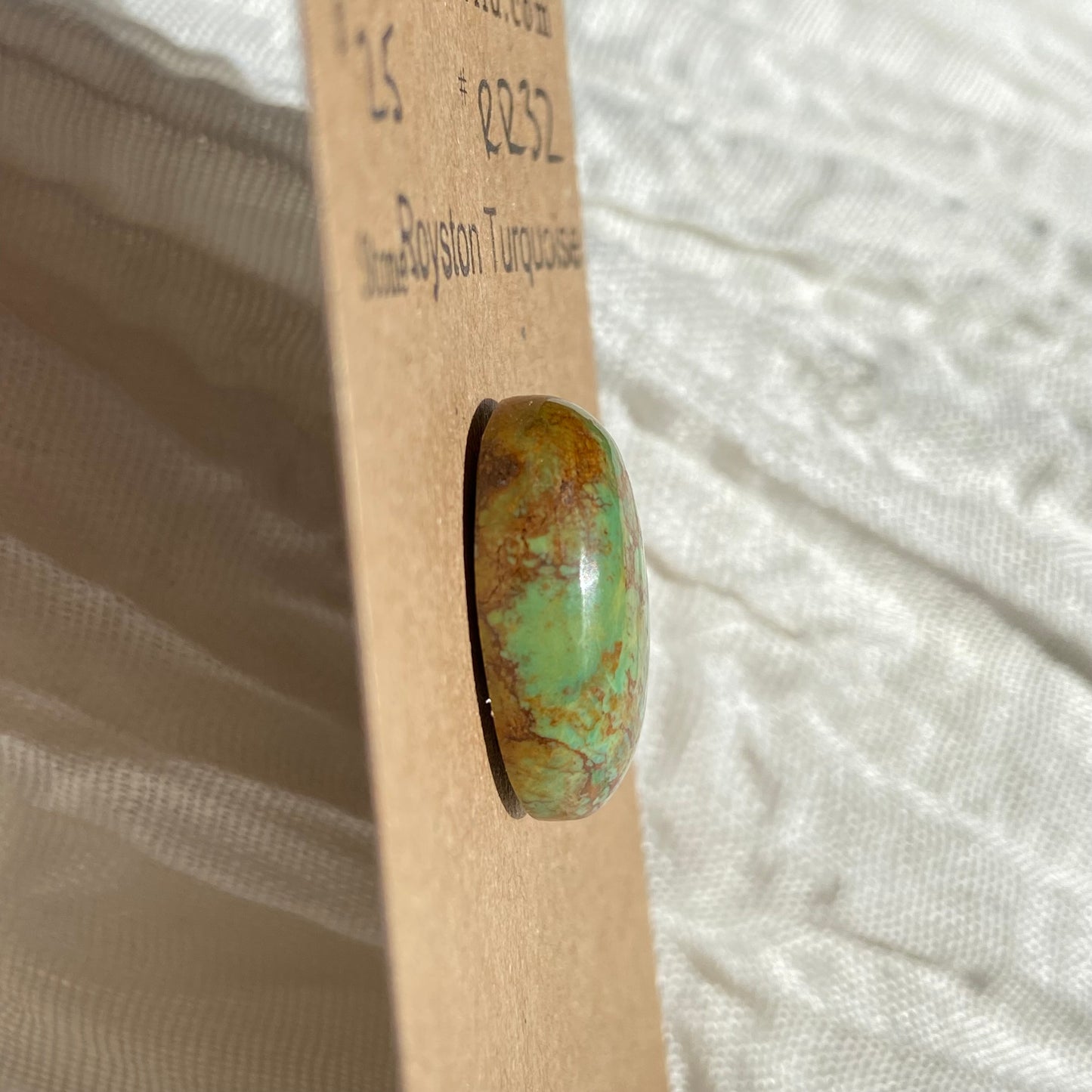 Royston Ribbon Turquoise Cabochon RR32 BD665A27-B1F2-4745-BBC6-8CA61B497EA1 Brandedandwild.com