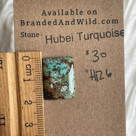 Hubei Turquoise Cabochon - H126 BD7893EA-61B1-47F8-8661-B6DE4F143F79 Brandedandwild.com