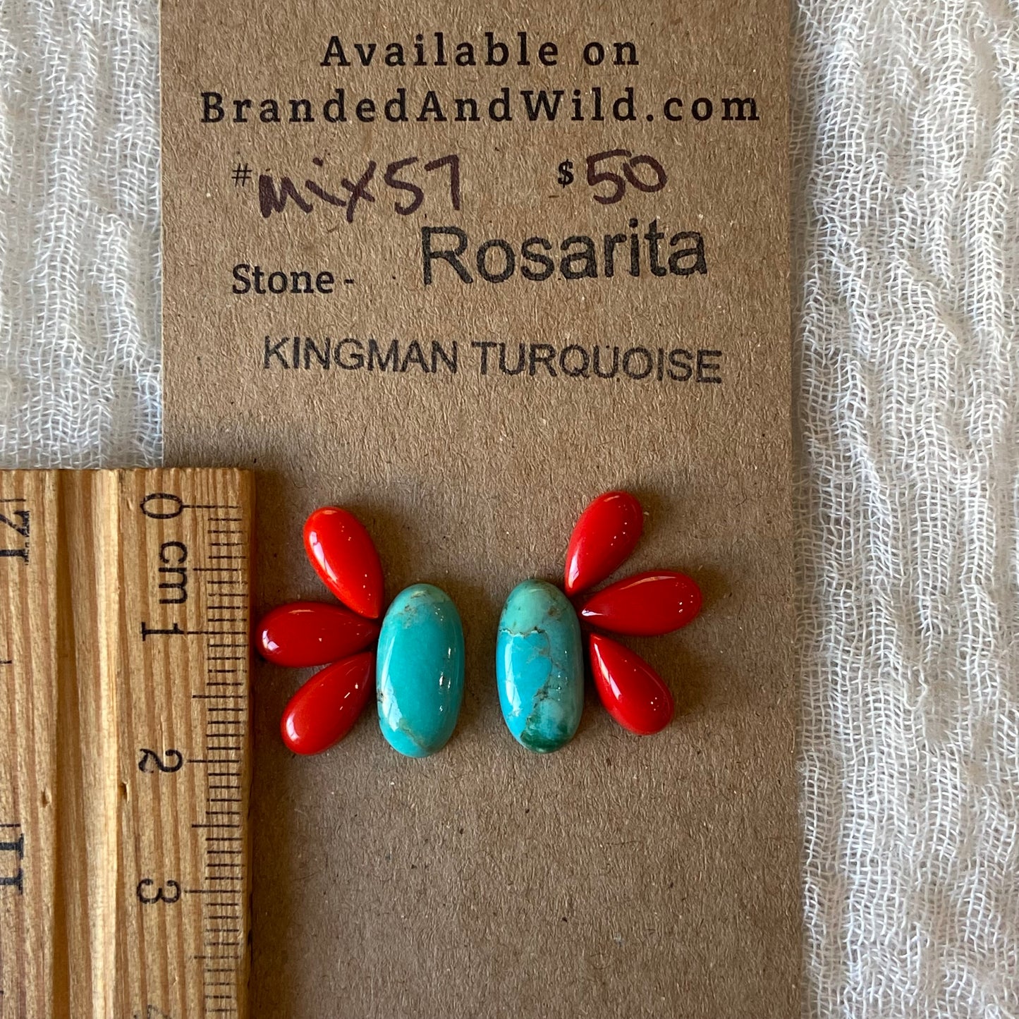 Rosarita / Kingman Cabochon - MIX57