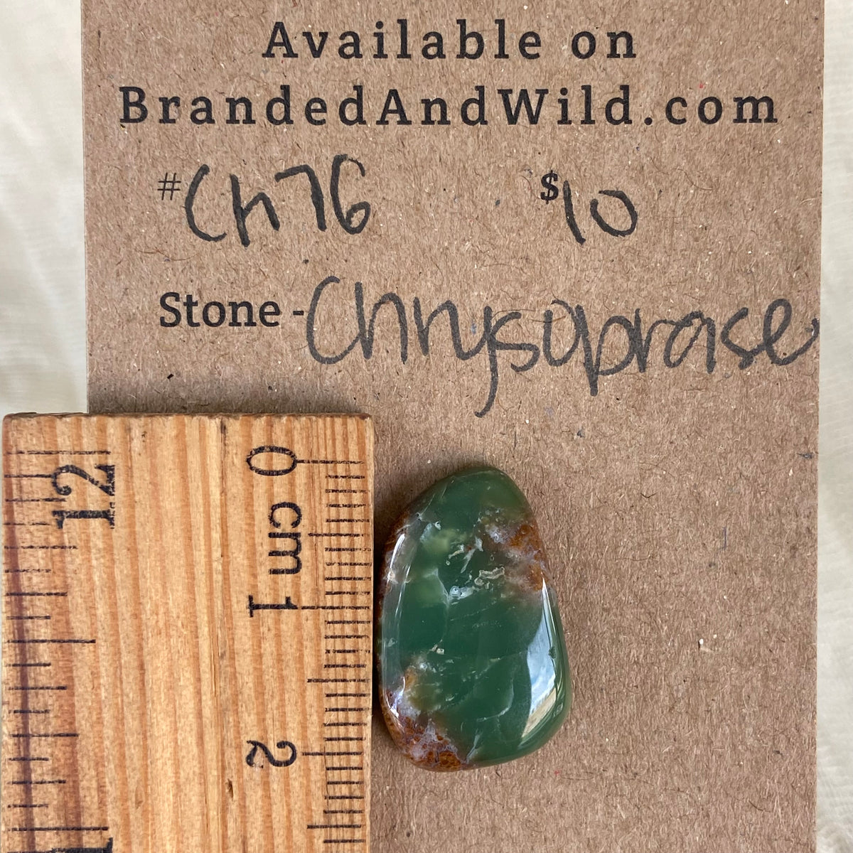 Chrysoprase Cabochon - Ch76 BD8BCB8B-BA03-44EB-B1CE-730BD1A0395C Brandedandwild.com