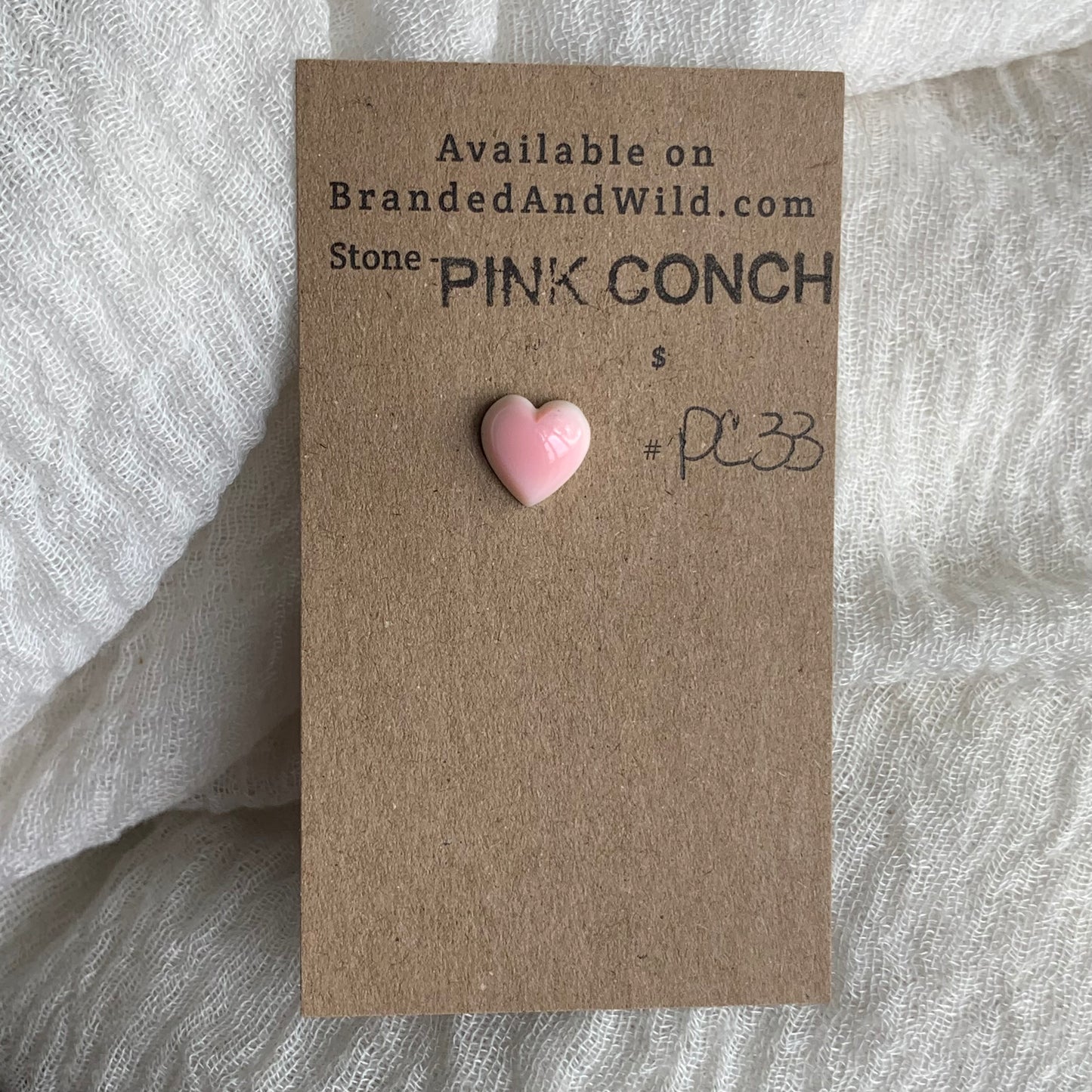 Pink Conch Cabochon - PC33
