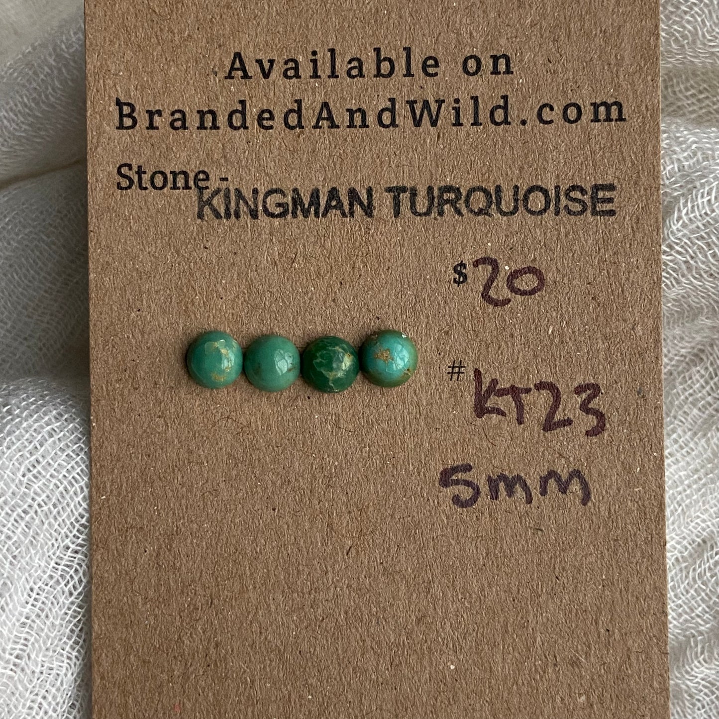 Kingman Turquoise Cabochon - KT23