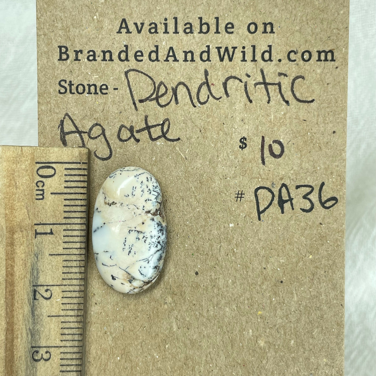 Dendritic Agate Cabochon - DA36 BDC4ED88-3ACA-4655-82BA-67BFECEF94BC Brandedandwild.com