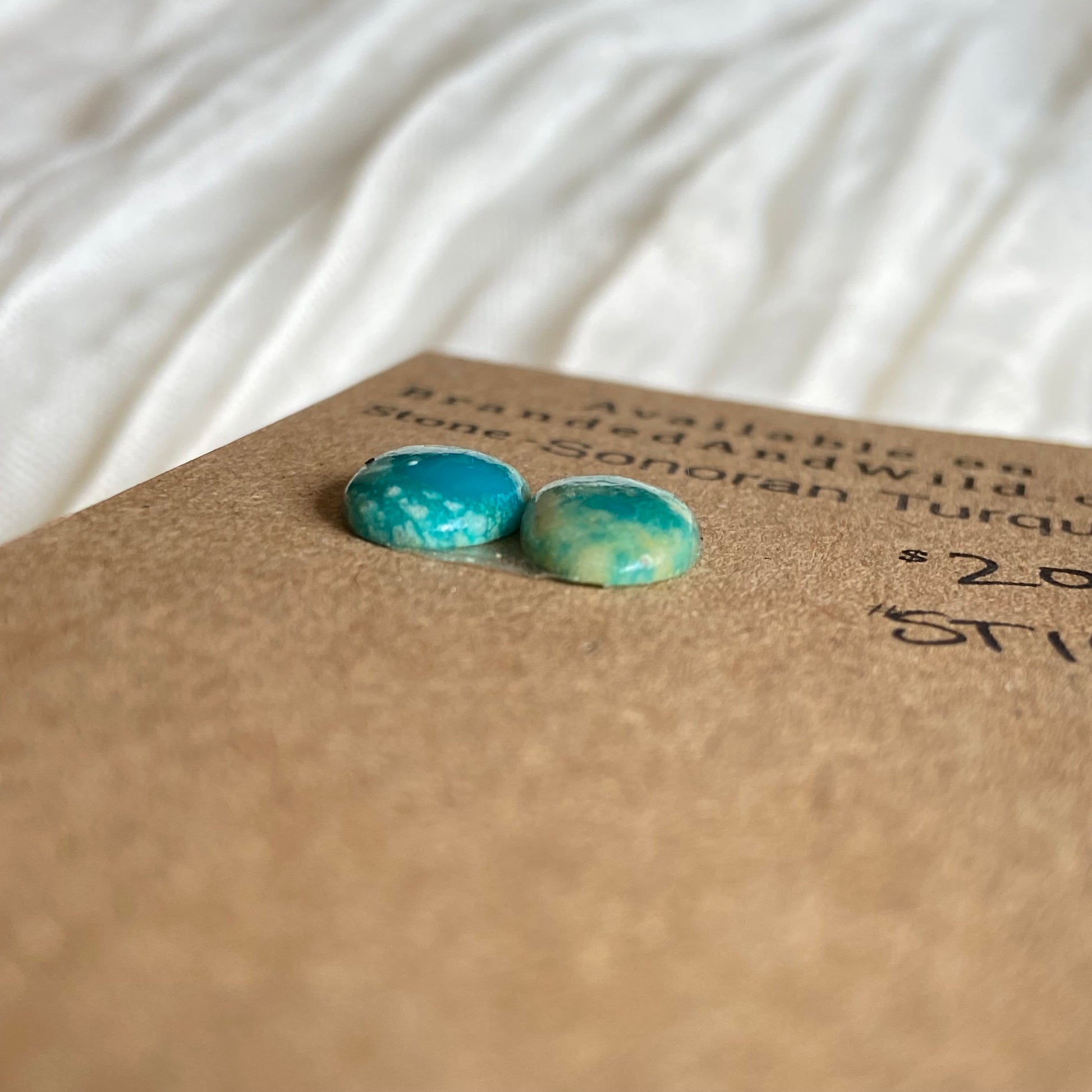 Sonoran Turquoise Cabochon - ST161 BDD3D2FA-FC13-49B9-909C-D7DC0D7C3948 Brandedandwild.com