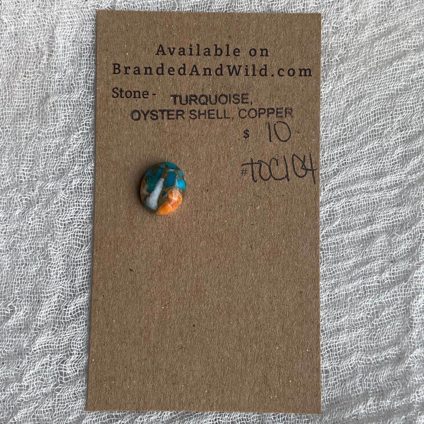 Turquoise, Oyster Shell, Copper - TOC104
