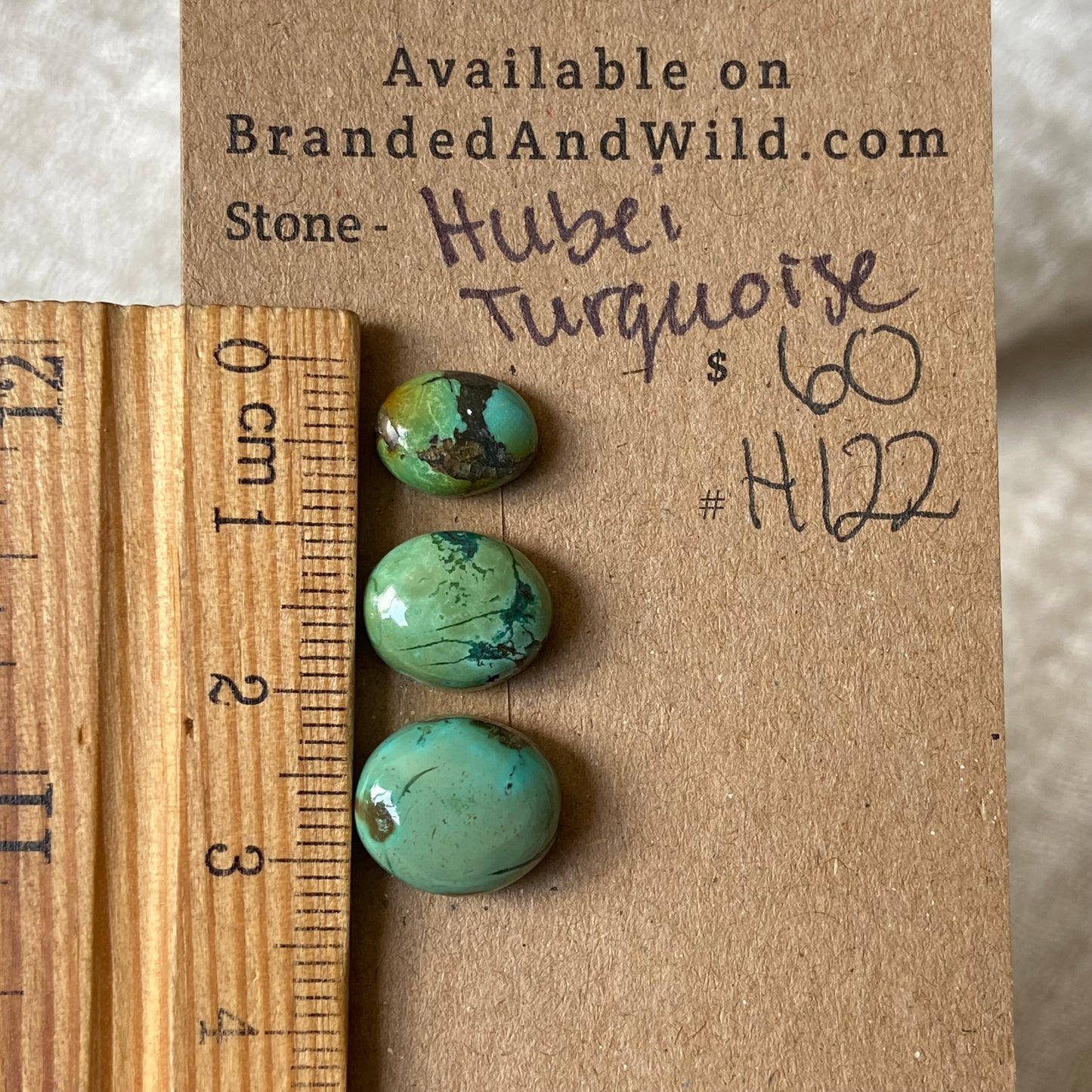 Hubei Turquoise Cabochon - H122 BDE03A39-80BE-46B2-8696-AAE54447568A Brandedandwild.com