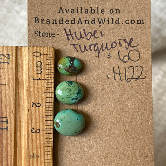 Hubei Turquoise Cabochon - H122 BDE03A39-80BE-46B2-8696-AAE54447568A Brandedandwild.com