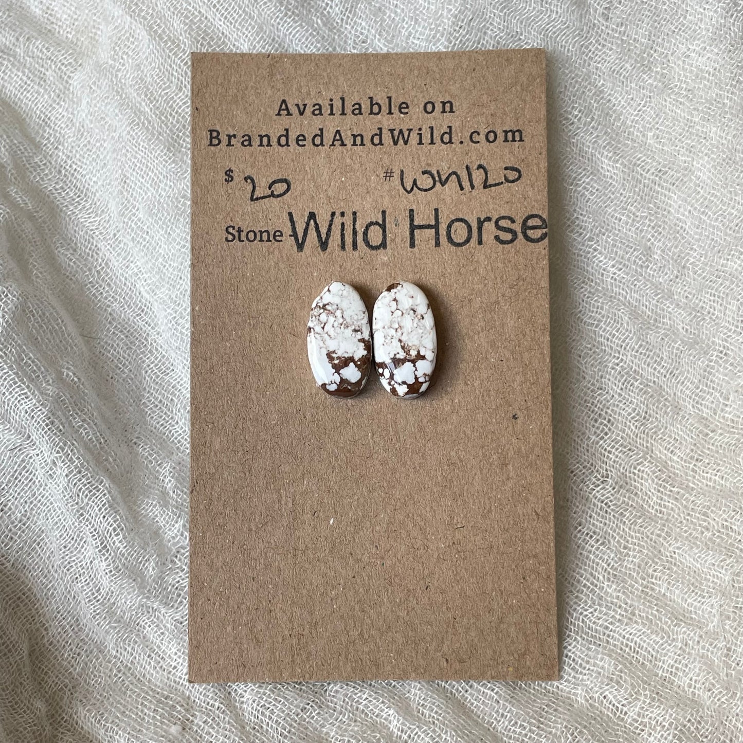 Wild Horse Cabochon - WH120 BDE5A615-BA0C-4558-B687-F933C95BF337 Brandedandwild.com