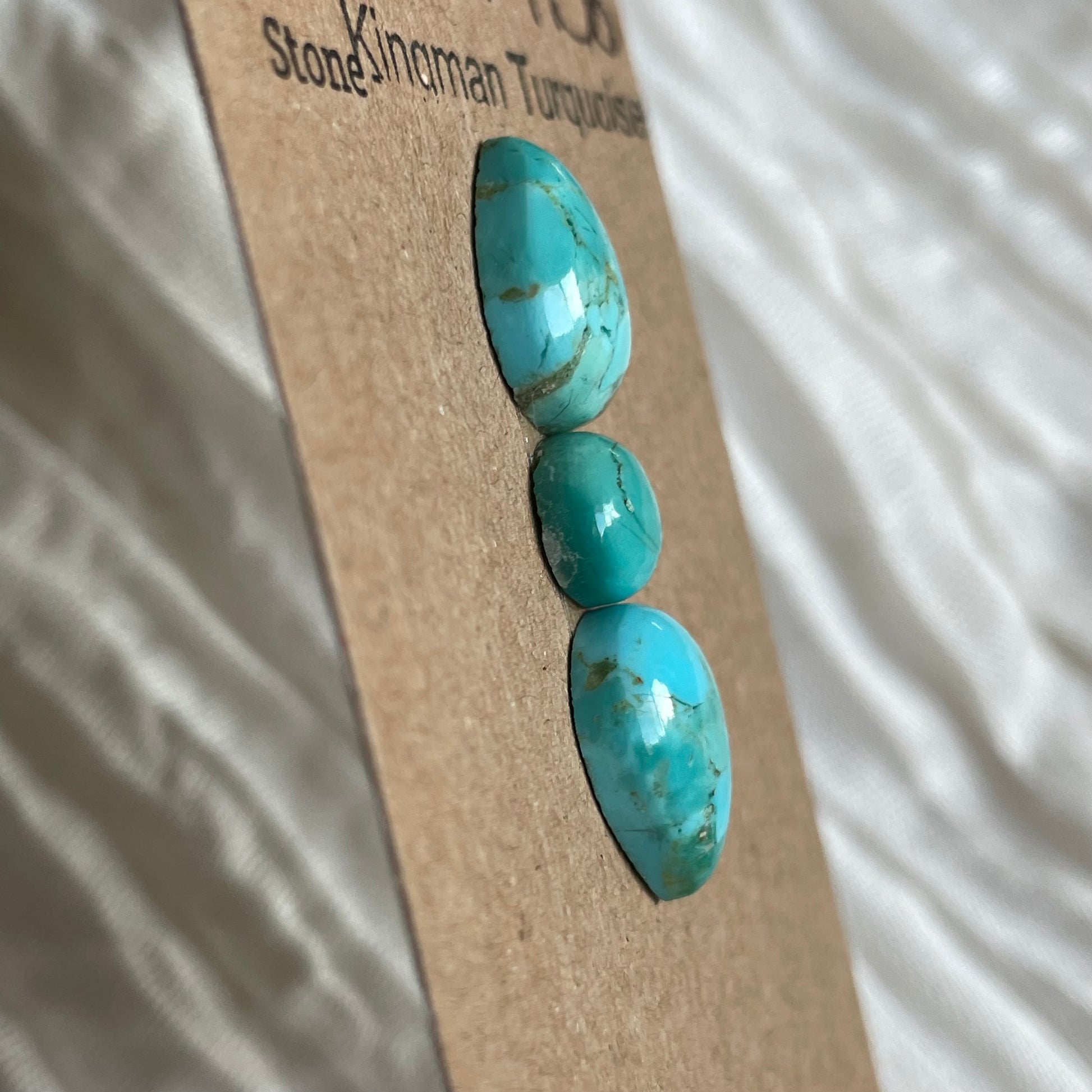 Kingman Turquoise Cabochon - KT136 BDF102B2-3DF2-4B4F-9557-764F0DDAFFB3 Brandedandwild.com