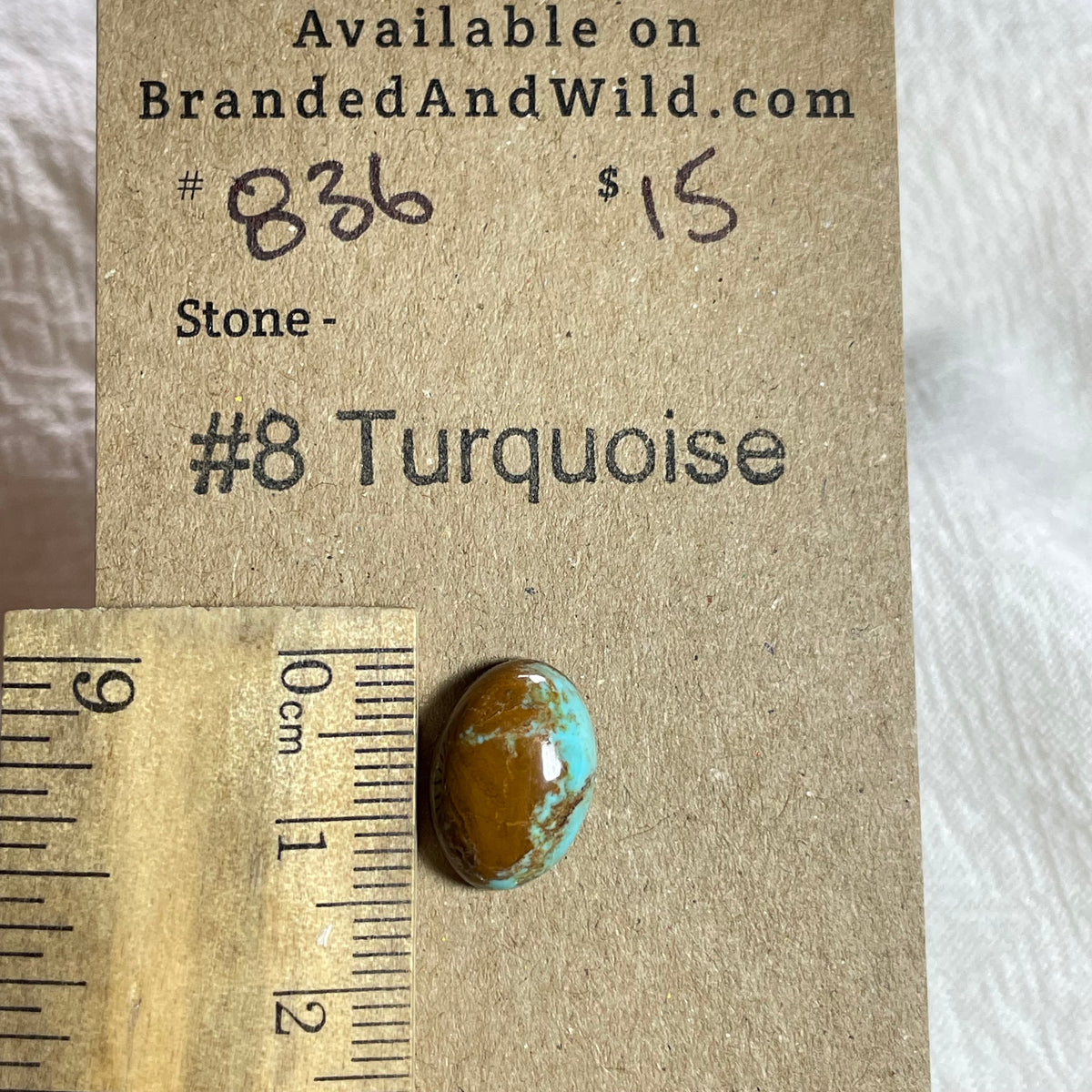 #8 Turquoise Cabochon - #836