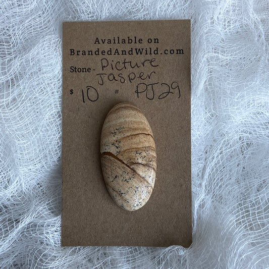 Picture Jasper Cabochon - PJ29