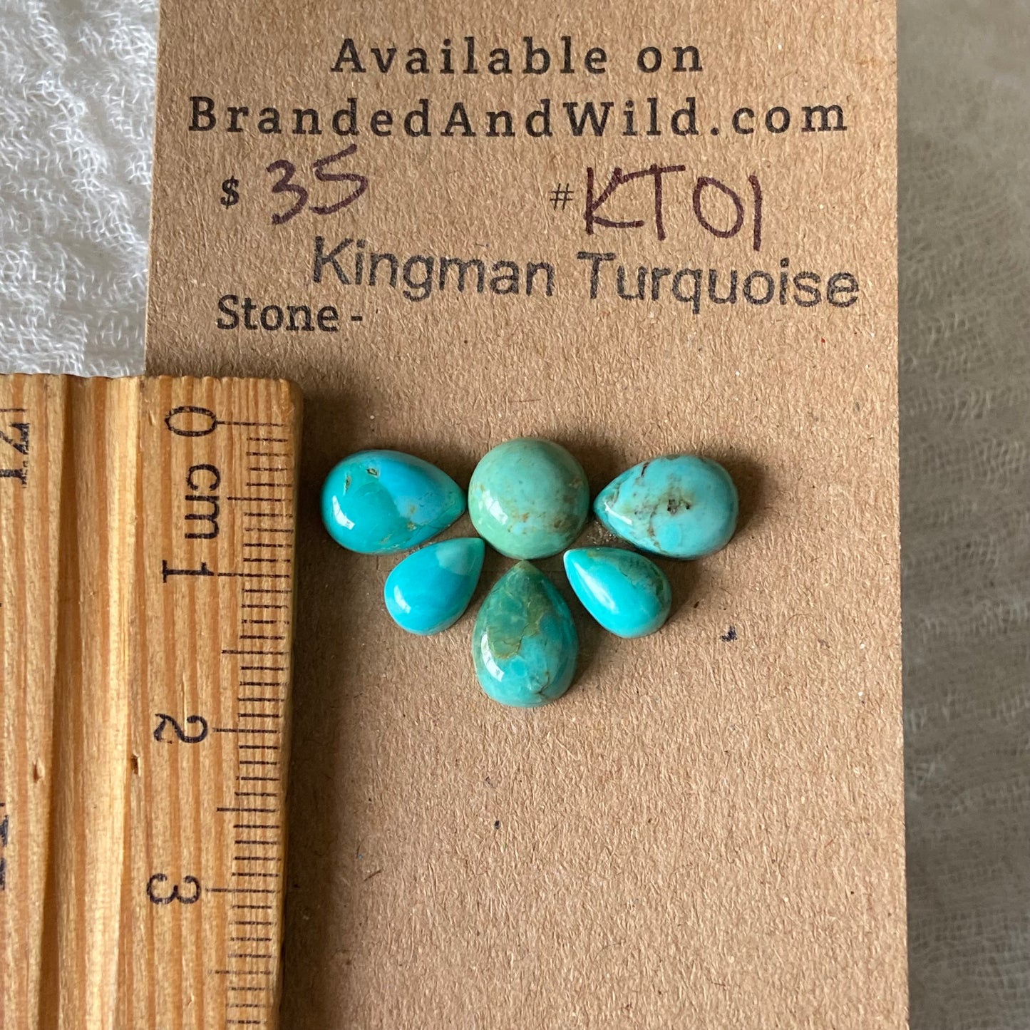 Kingman Turquoise Cabochon - KT01