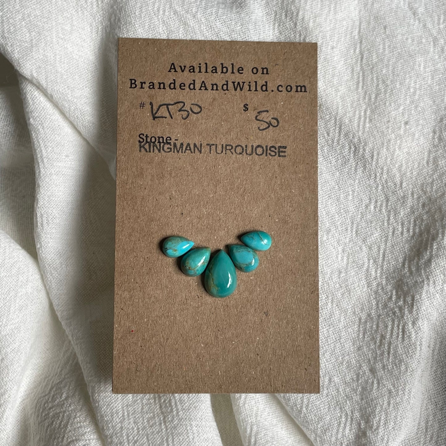 Kingman Turquoise Cabochon - KT30